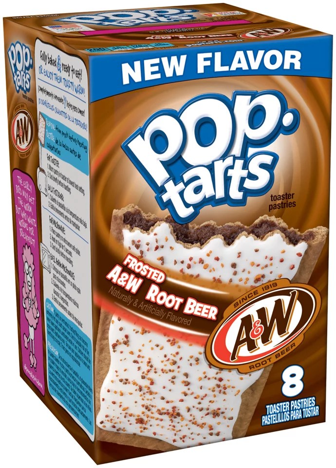 Kellogg's PopTarts Frosted A&W Root Beer Shop Cereal & Breakfast at