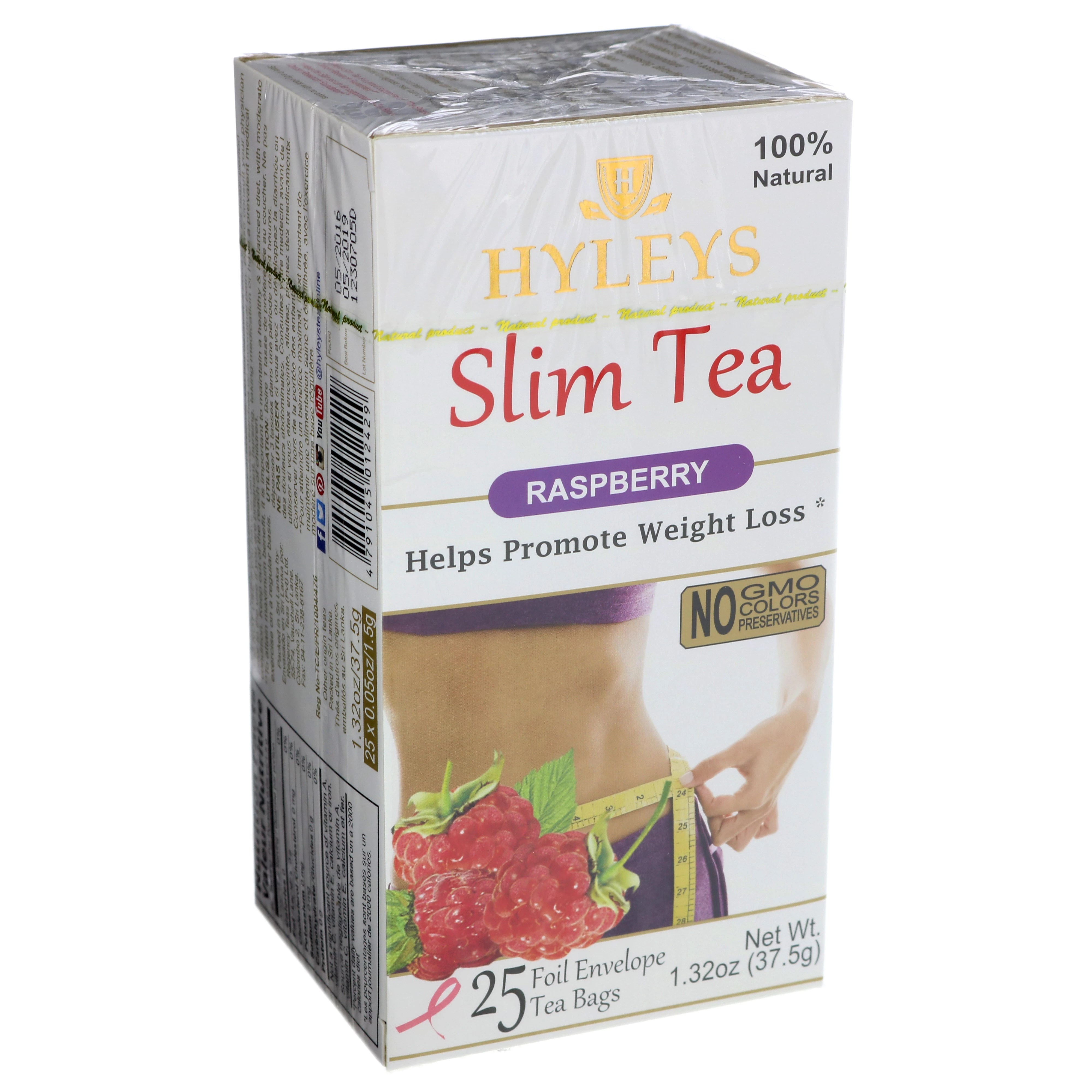 Hyleys Slim Tea Raspberry Shop Tea at HEB