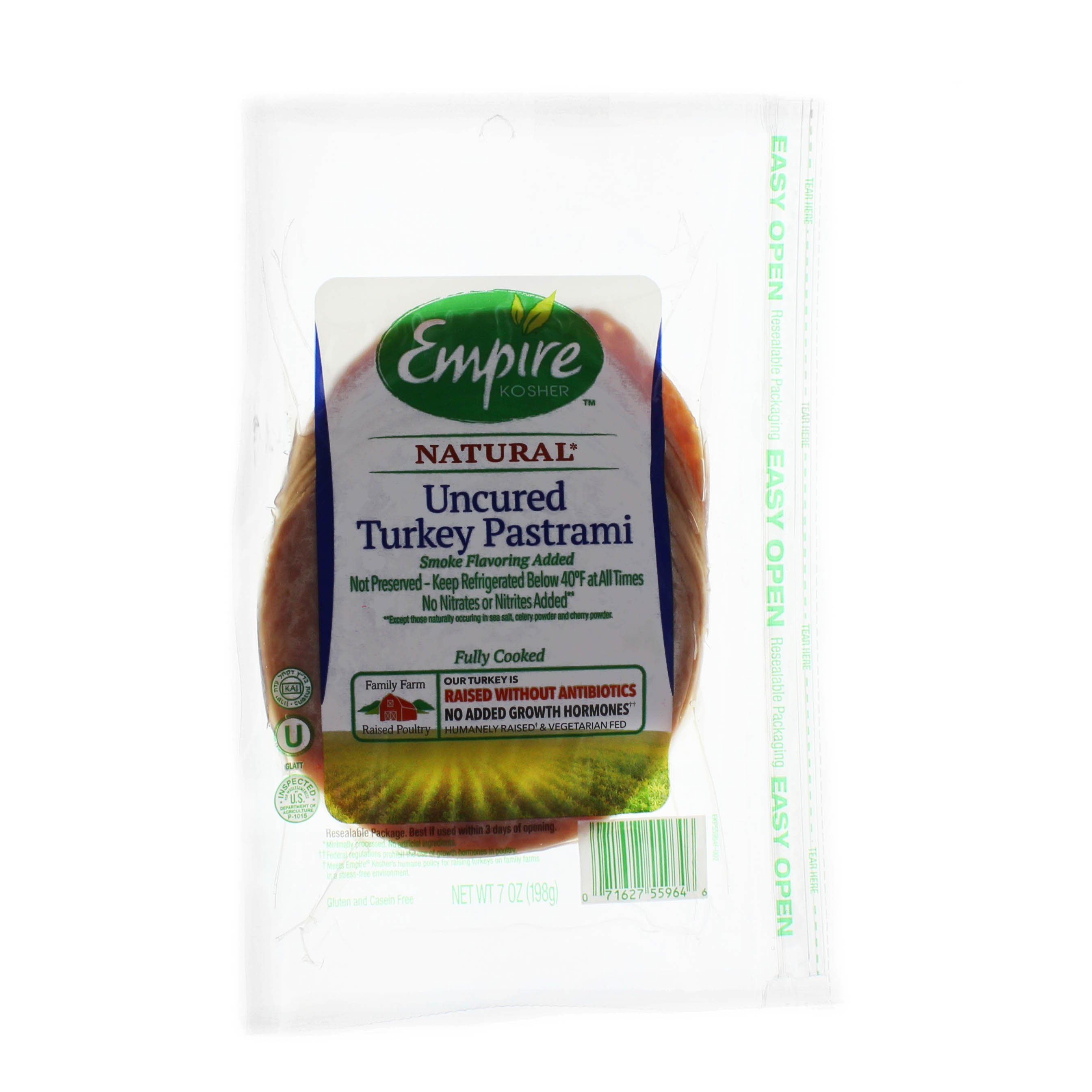 Empire Kosher Kosher Natural Uncured Turkey Pastrami Shop Meat at HEB