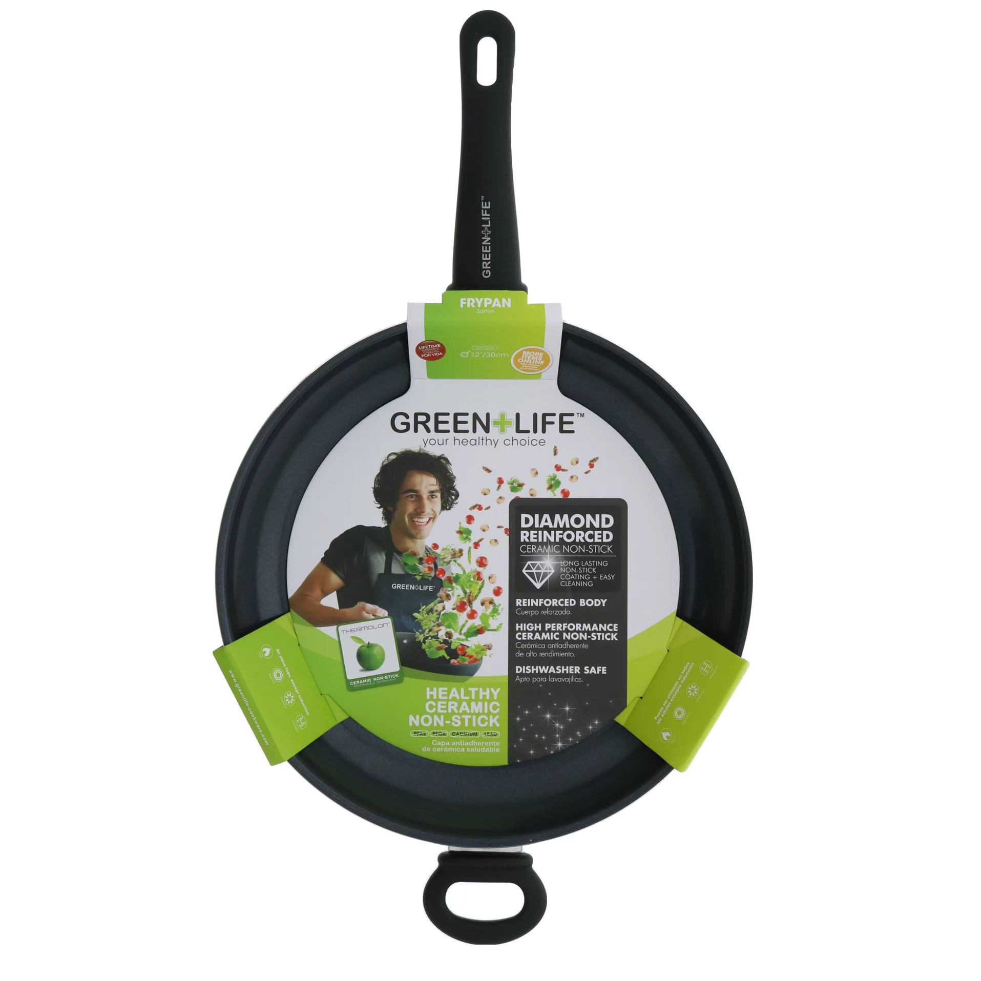 GreenLife Black Diamond Frypan Shop Kitchen & Dining at HEB