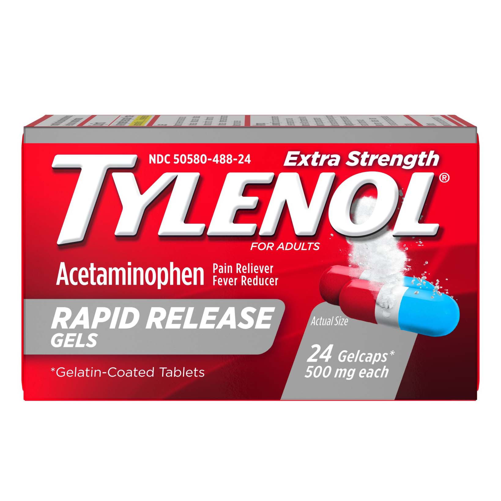 Tylenol Rapid Release Gels Shop Medicines & Treatments at HEB