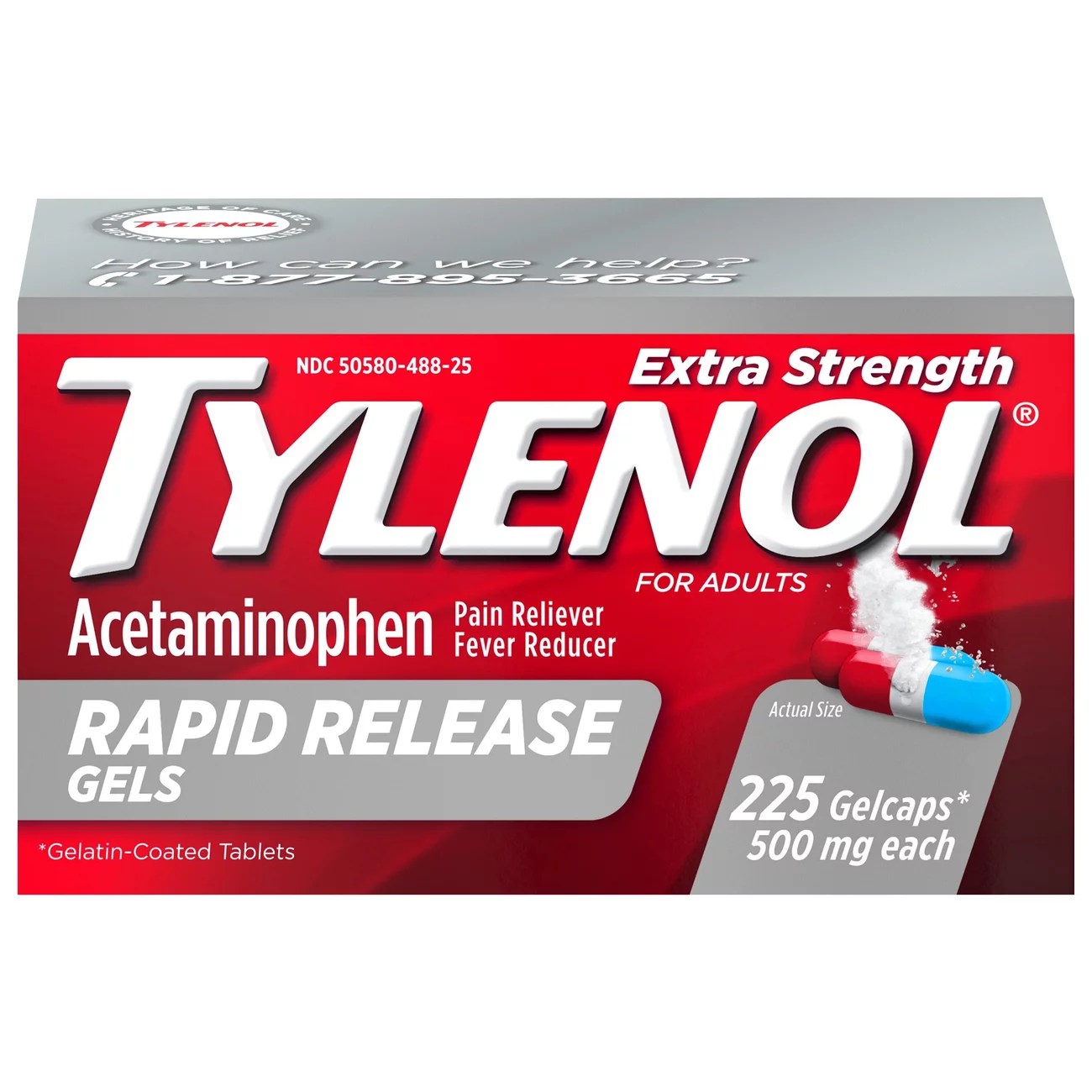 Tylenol Rapid Release Gels Shop Pain Relievers at HEB