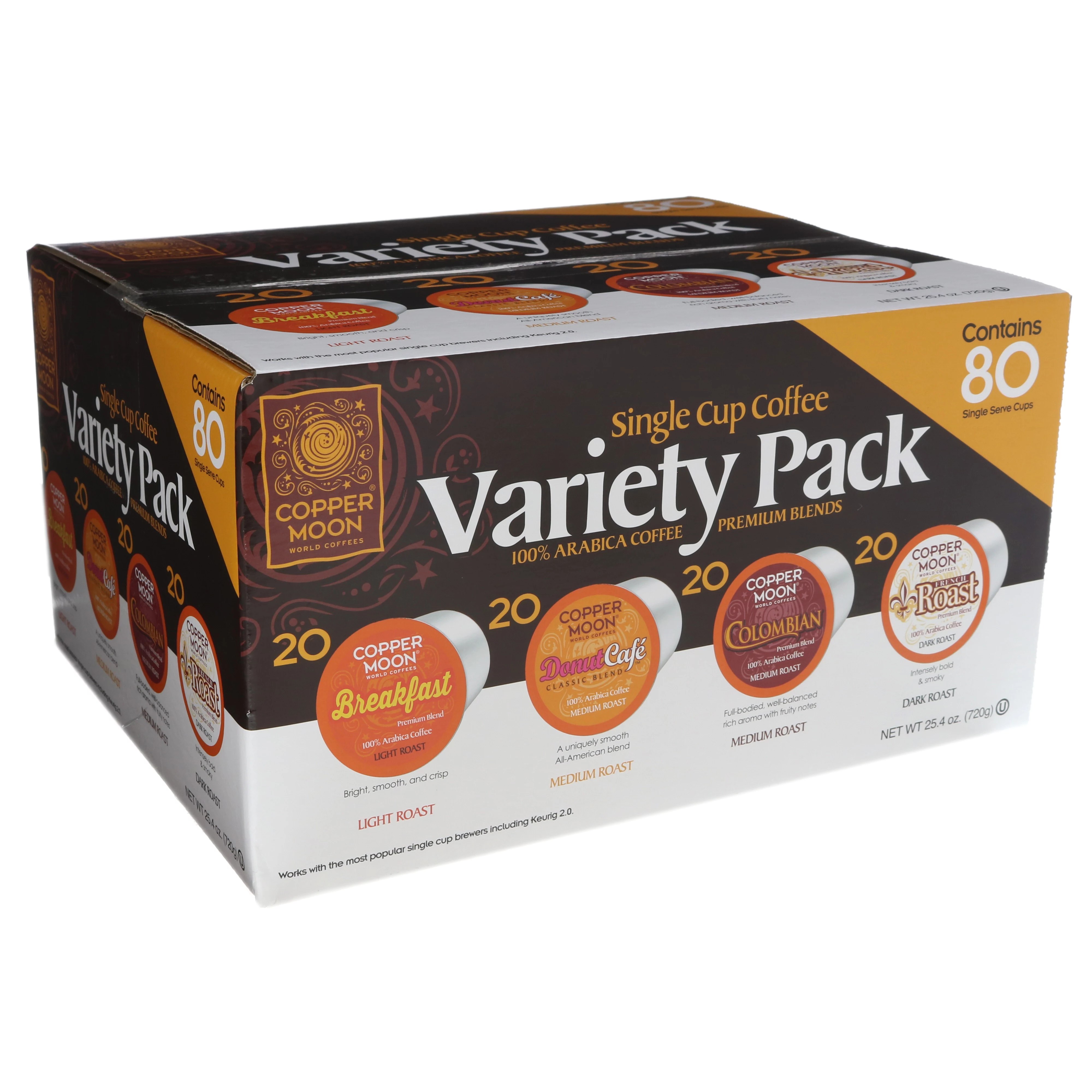 Copper Moon 4 Flavor Variety Pack Single Serve Coffee Cups Shop