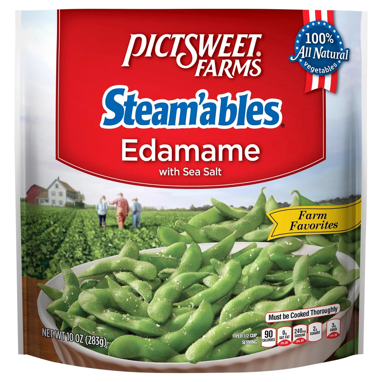 Pictsweet Steam'ables Signature Edamame with Sea Salt Shop Beans