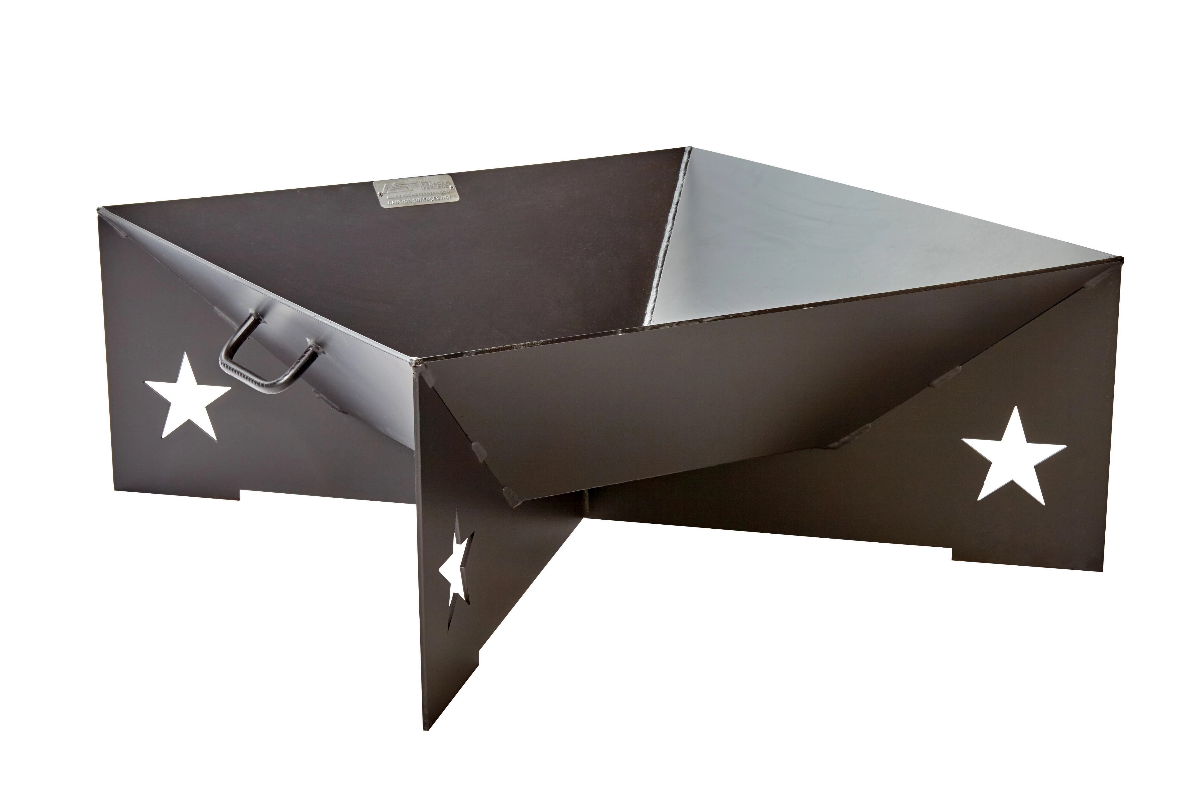 All Seasons Feeders 30" Texas Modern Fire Pit Shop Outdoor Decor at HEB