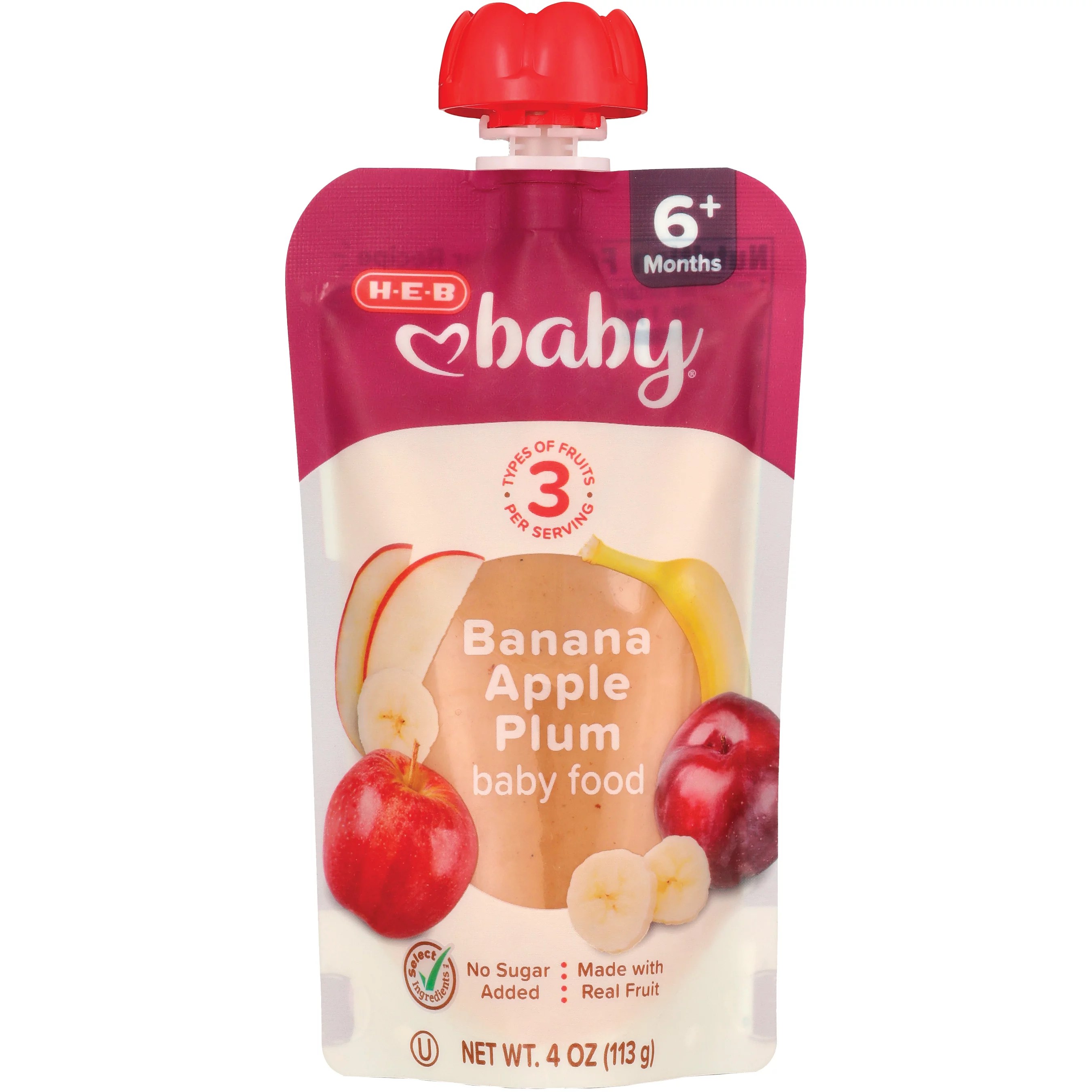 HEB Baby Banana Plum Pouch Shop Baby Food at HEB