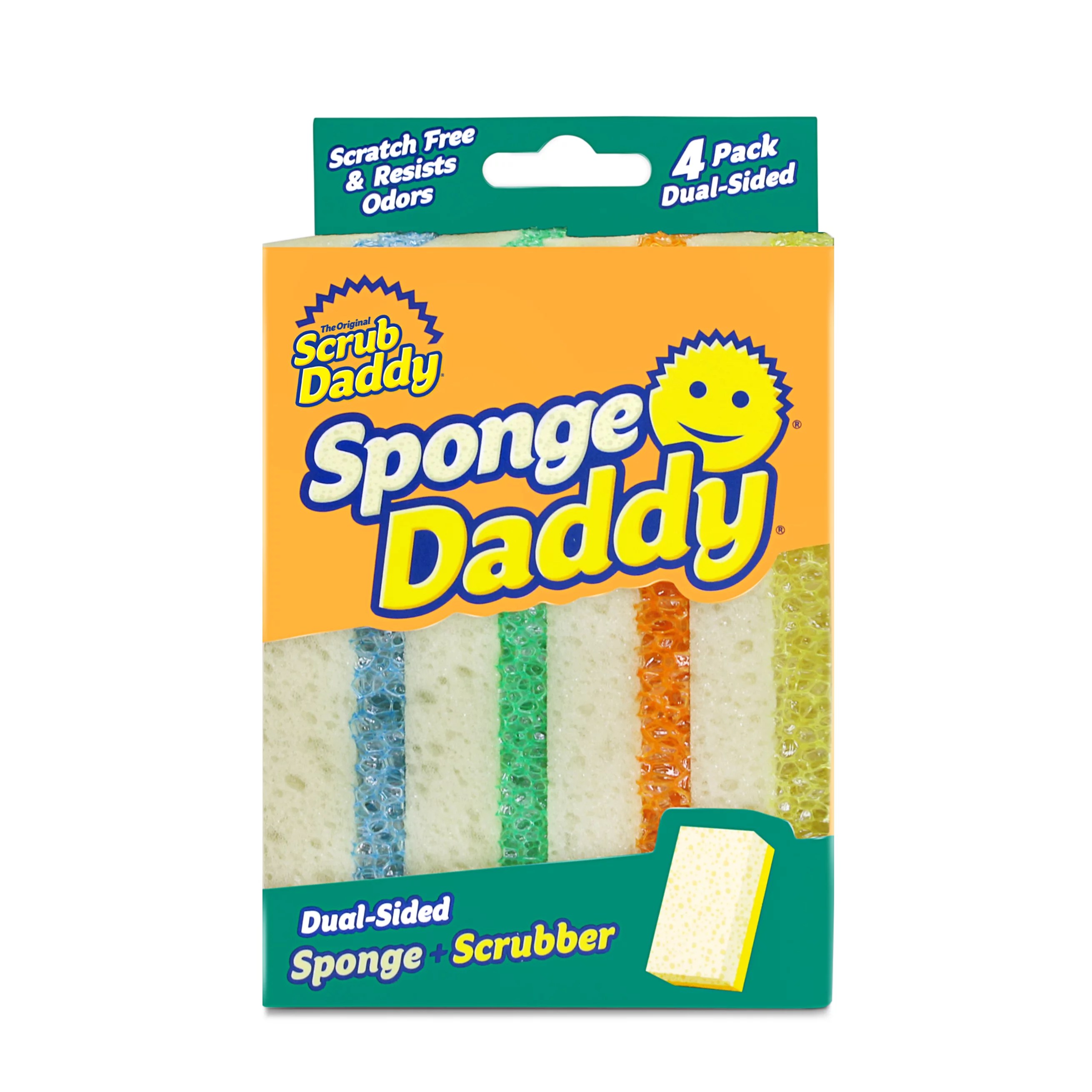 Scrub Daddy Sponge Daddy Dual Sided Sponge Shop Cleaning Tools at HEB