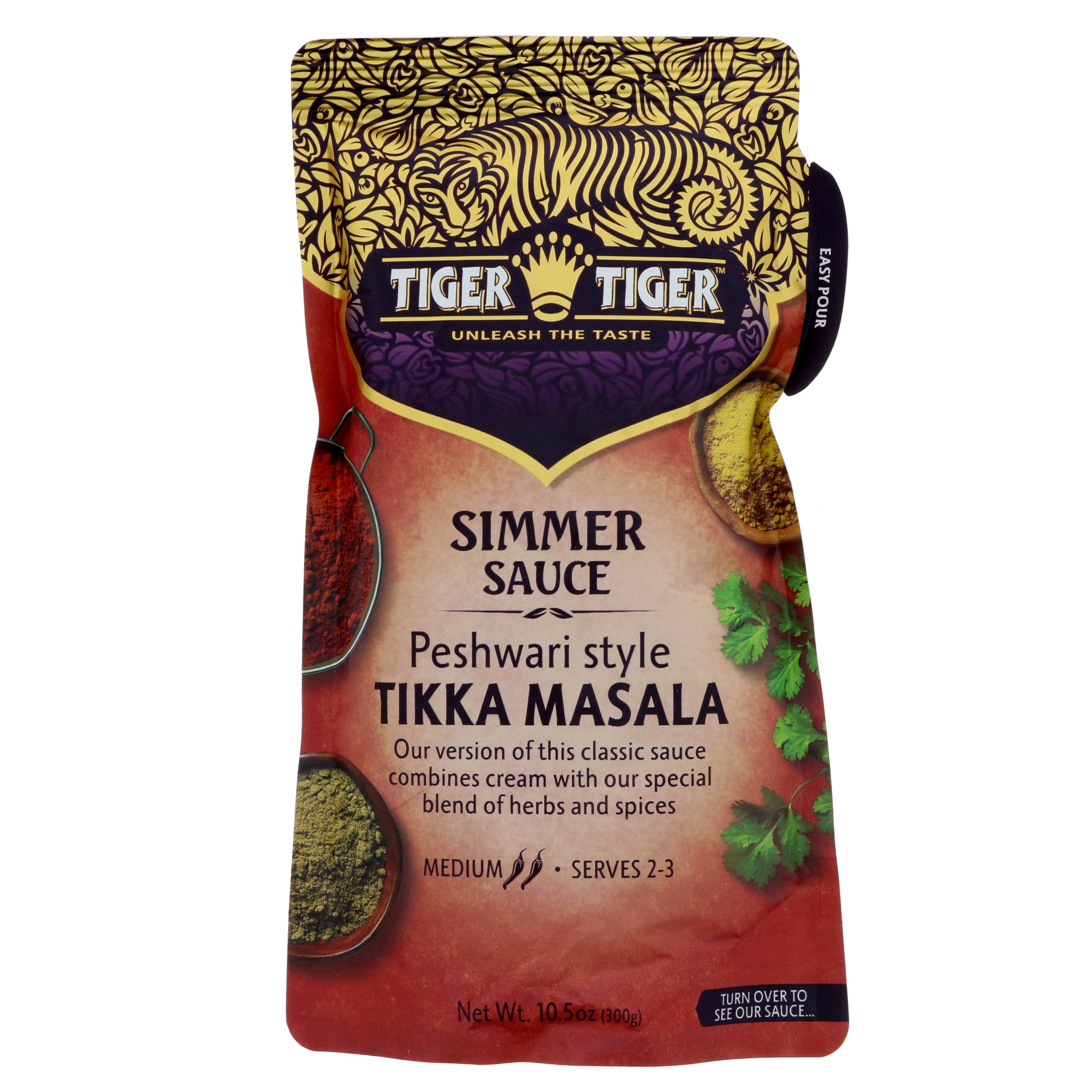 Tiger Tiger Peshwari Style Tikka Masala Simmer Sauce Shop Cooking