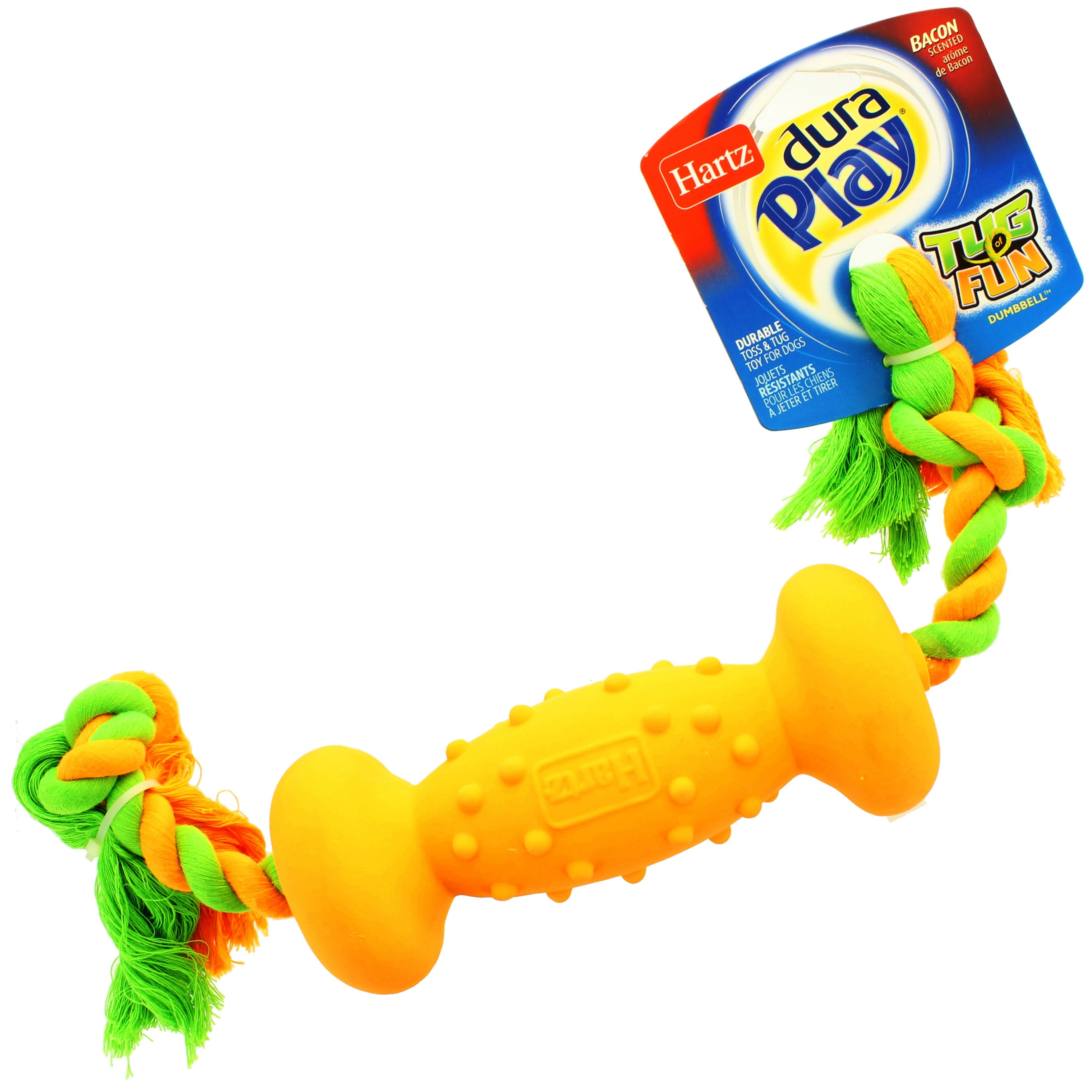 Hartz Dura Play Tug Of Fun Dumbbell Dog Toy Shop Dogs at HEB