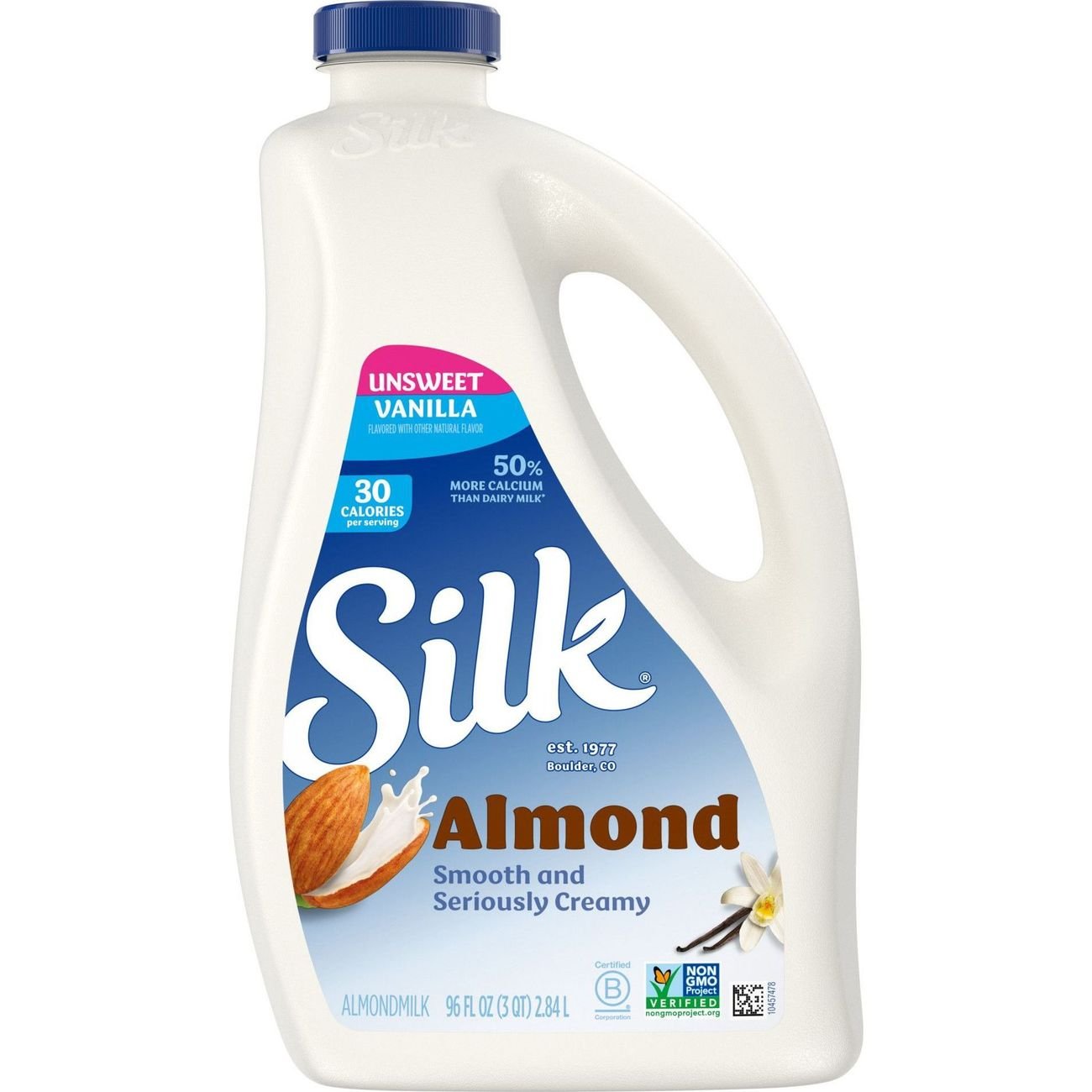 Silk Almond Unsweetened Vanilla Almond Milk Shop Milk at HEB