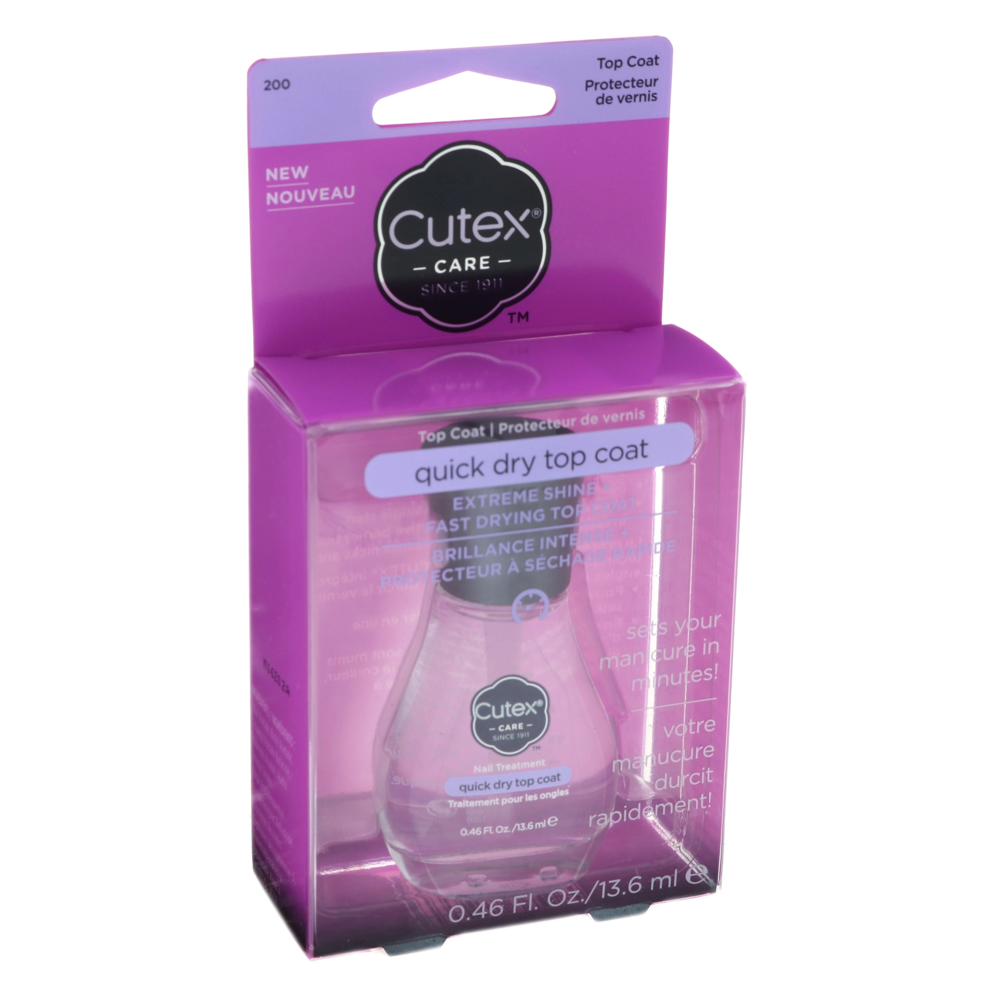 Cutex Quick Dry Top Coat Shop Nail Polish at HEB