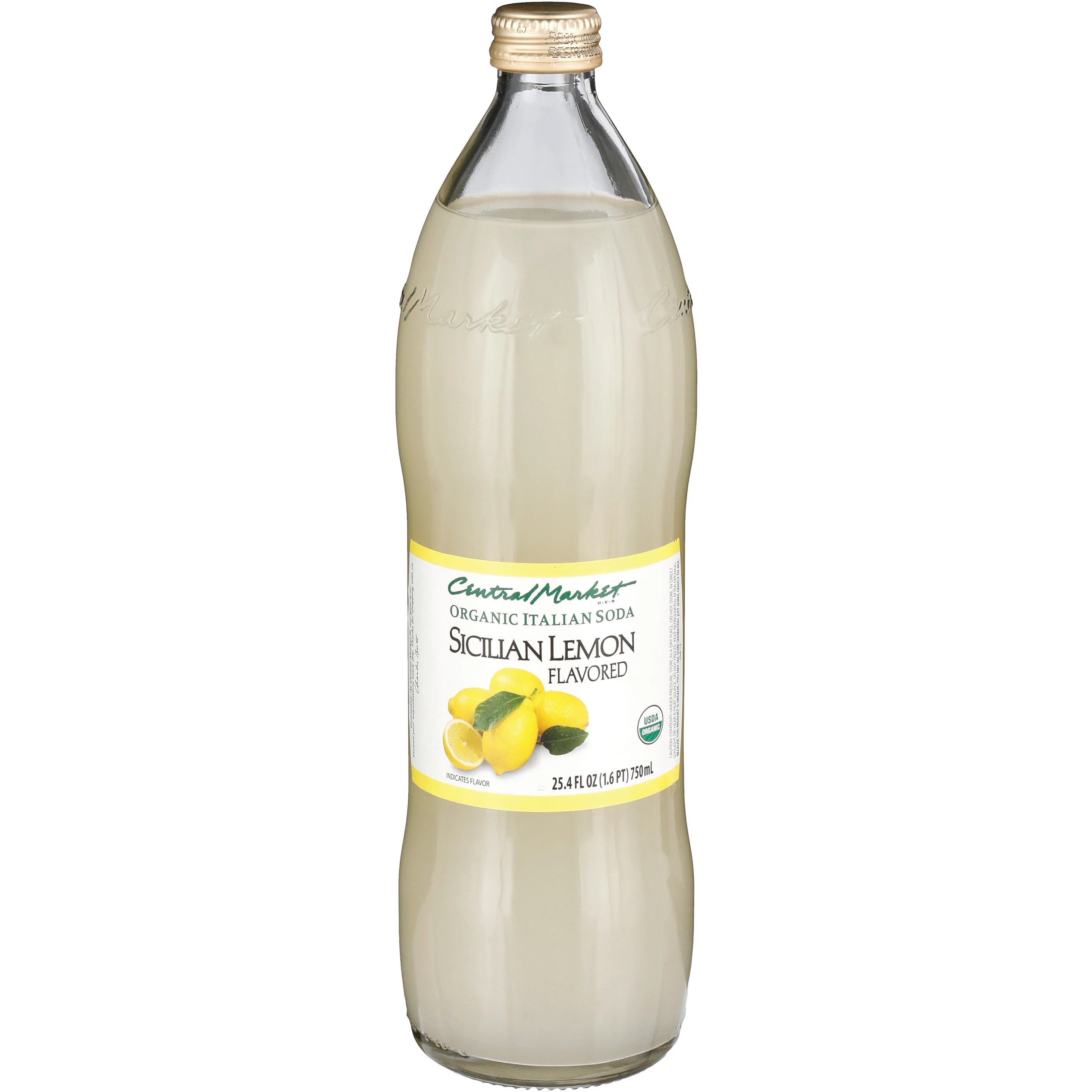Central Market Sicilian Lemon Organic Italian Soda Shop Soda at HEB