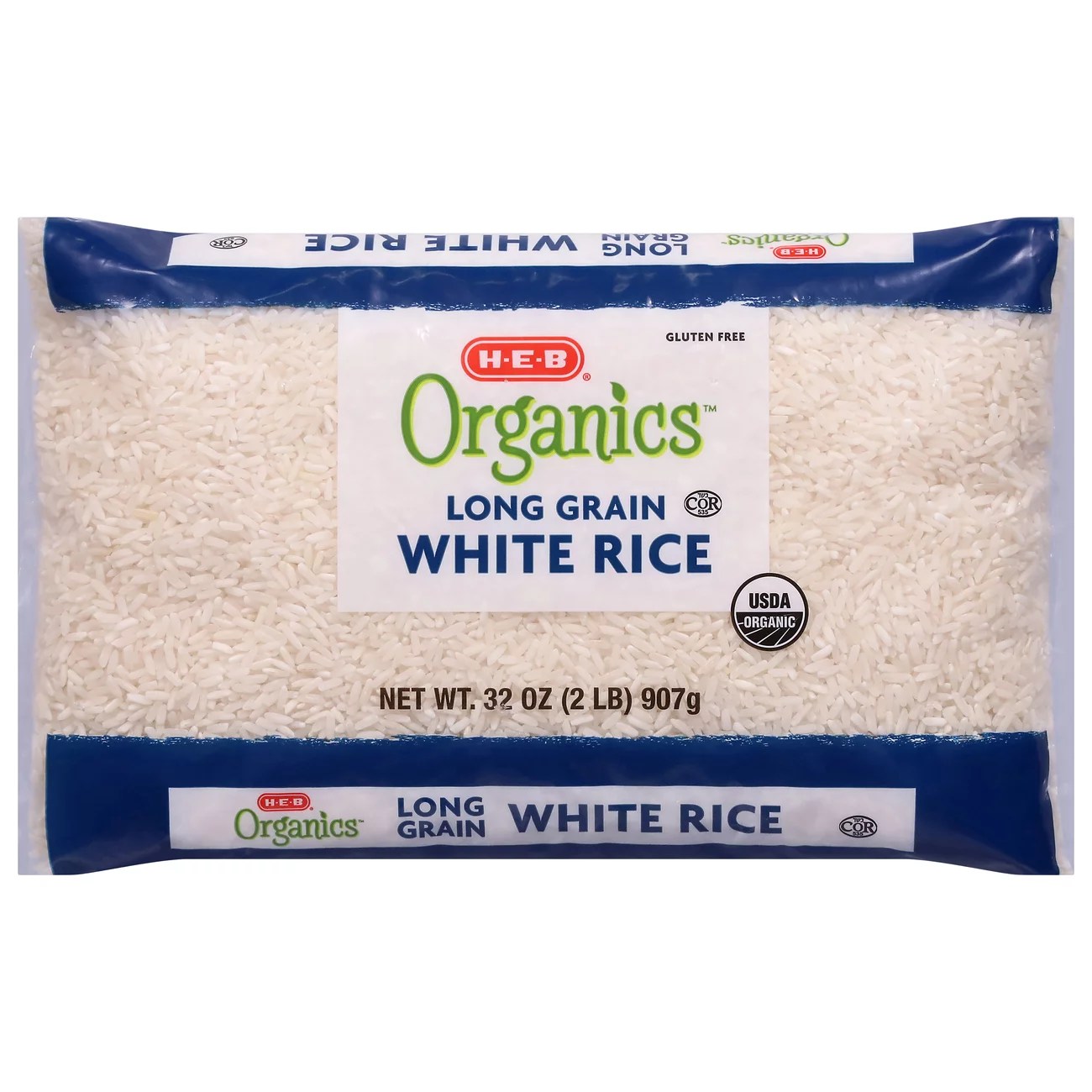 HEB Organics Long Grain White Rice Shop Rice & Grains at HEB