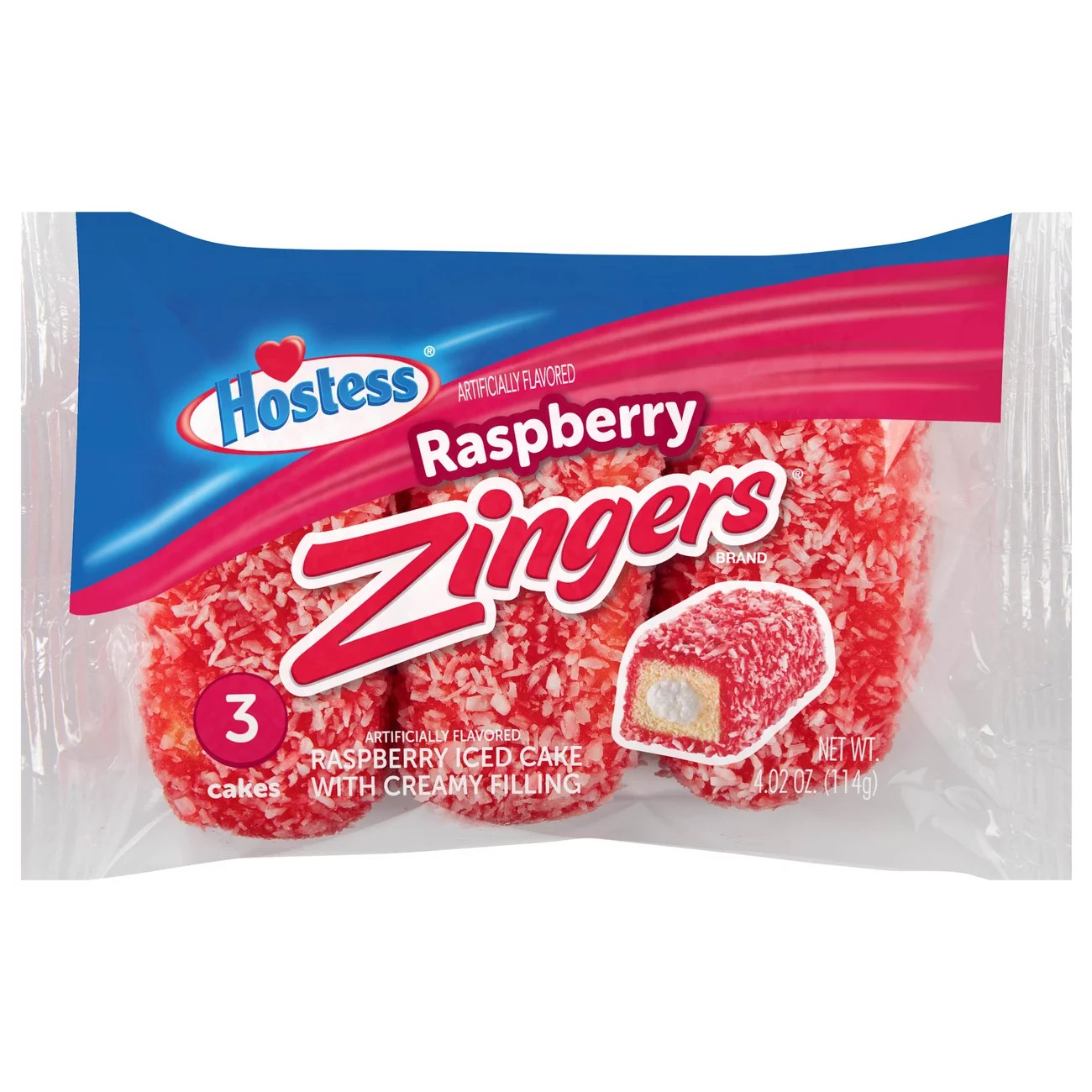 Hostess Raspberry Zingers Shop Snack Cakes at HEB