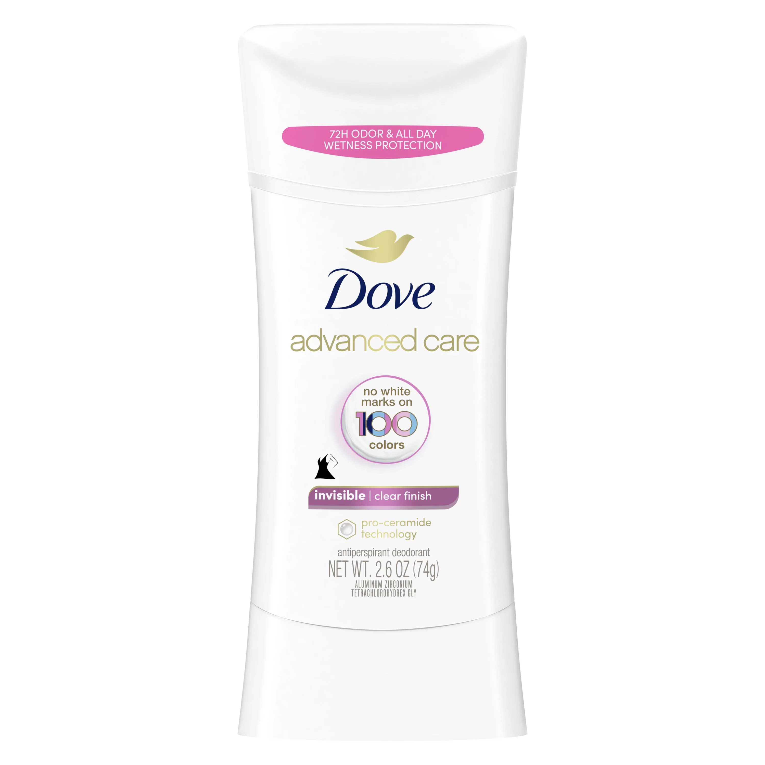 Dove Advanced Care Clear Finish Invisible Solid AntiPerspirant