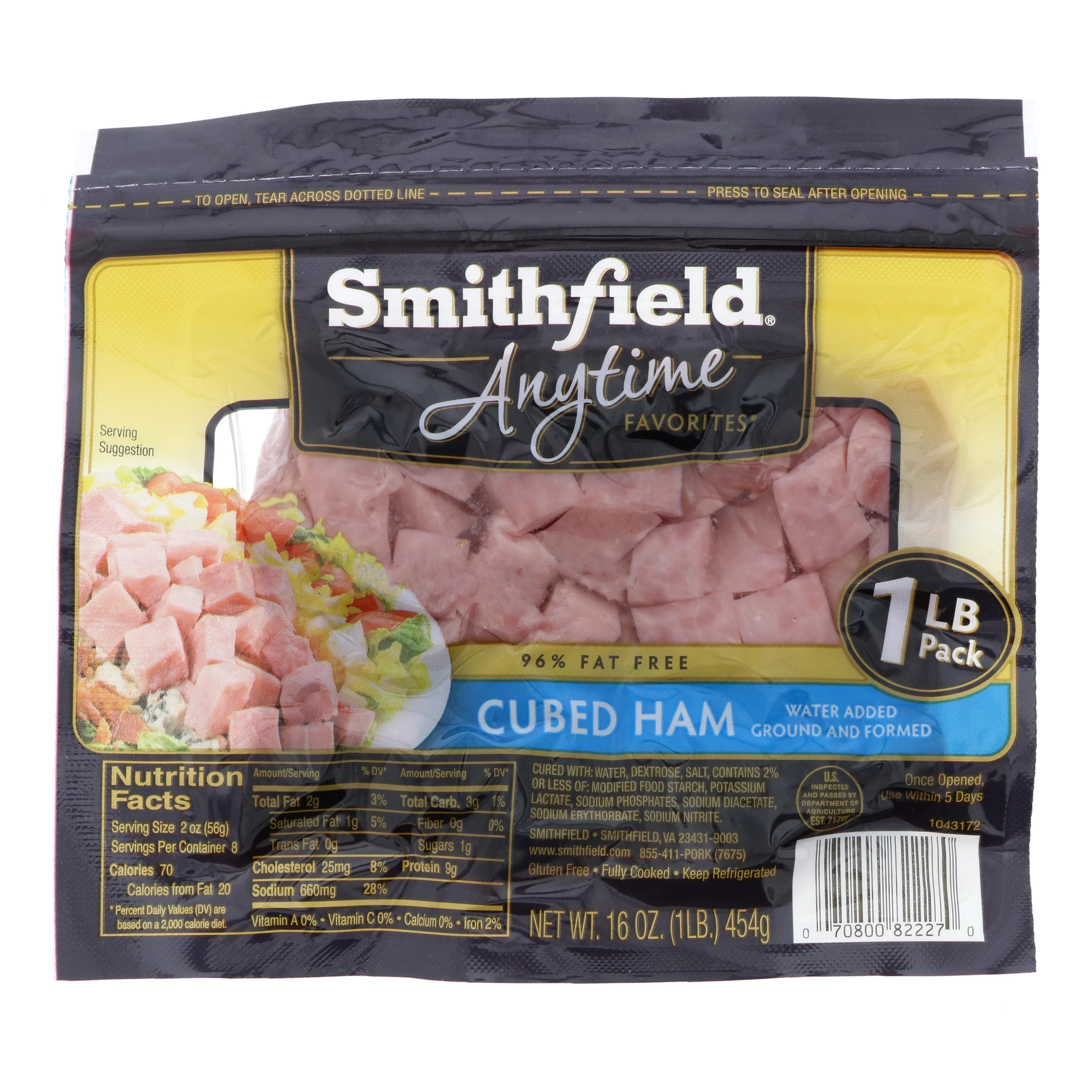 Smithfield Cubed Ham Shop Meat at HEB