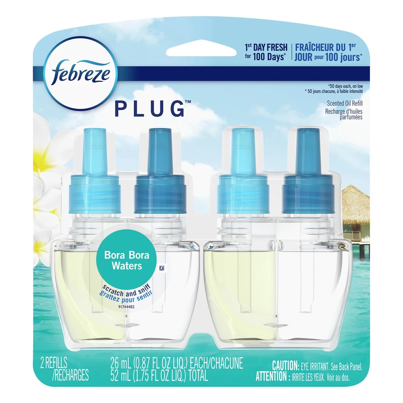 Febreze Plug Bora Bora Waters Scented Oil Refill Shop Air Fresheners at HEB