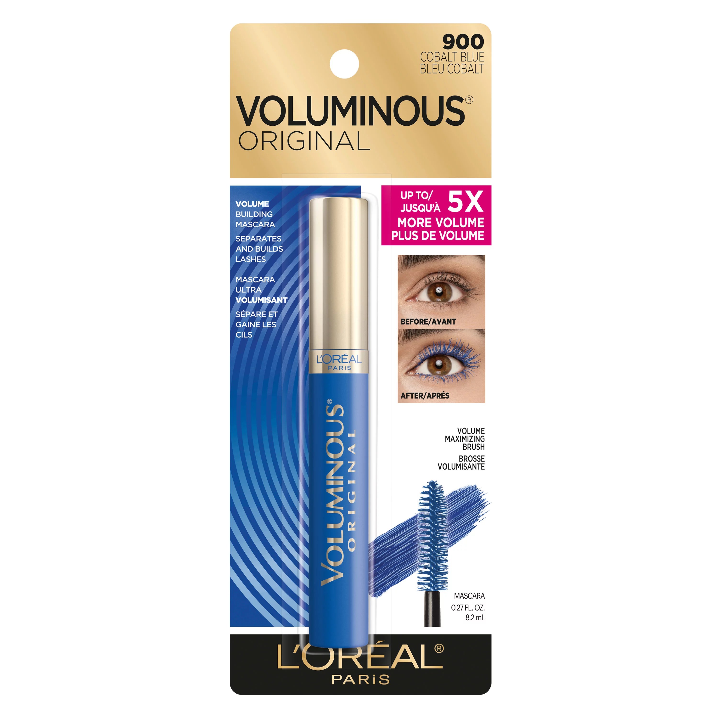 L'Oreal Paris Voluminous Original Mascara, Cobalt Blue