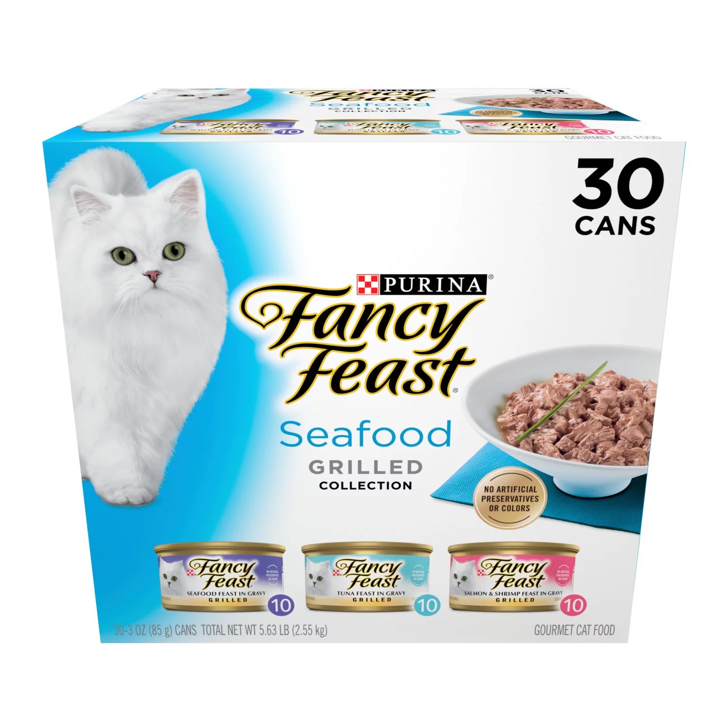 Purina Fancy Feast Seafood Grilled Gourmet Cat Food Variety Pack Shop