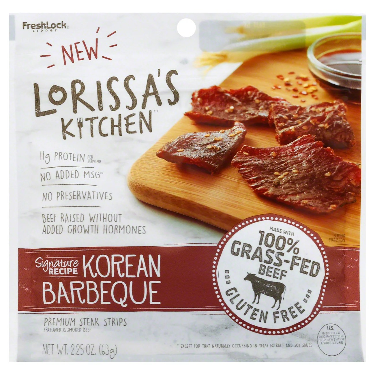 Lorissa's Kitchen Korean Barbeque Beef Jerky Shop Snacks & Candy at HEB