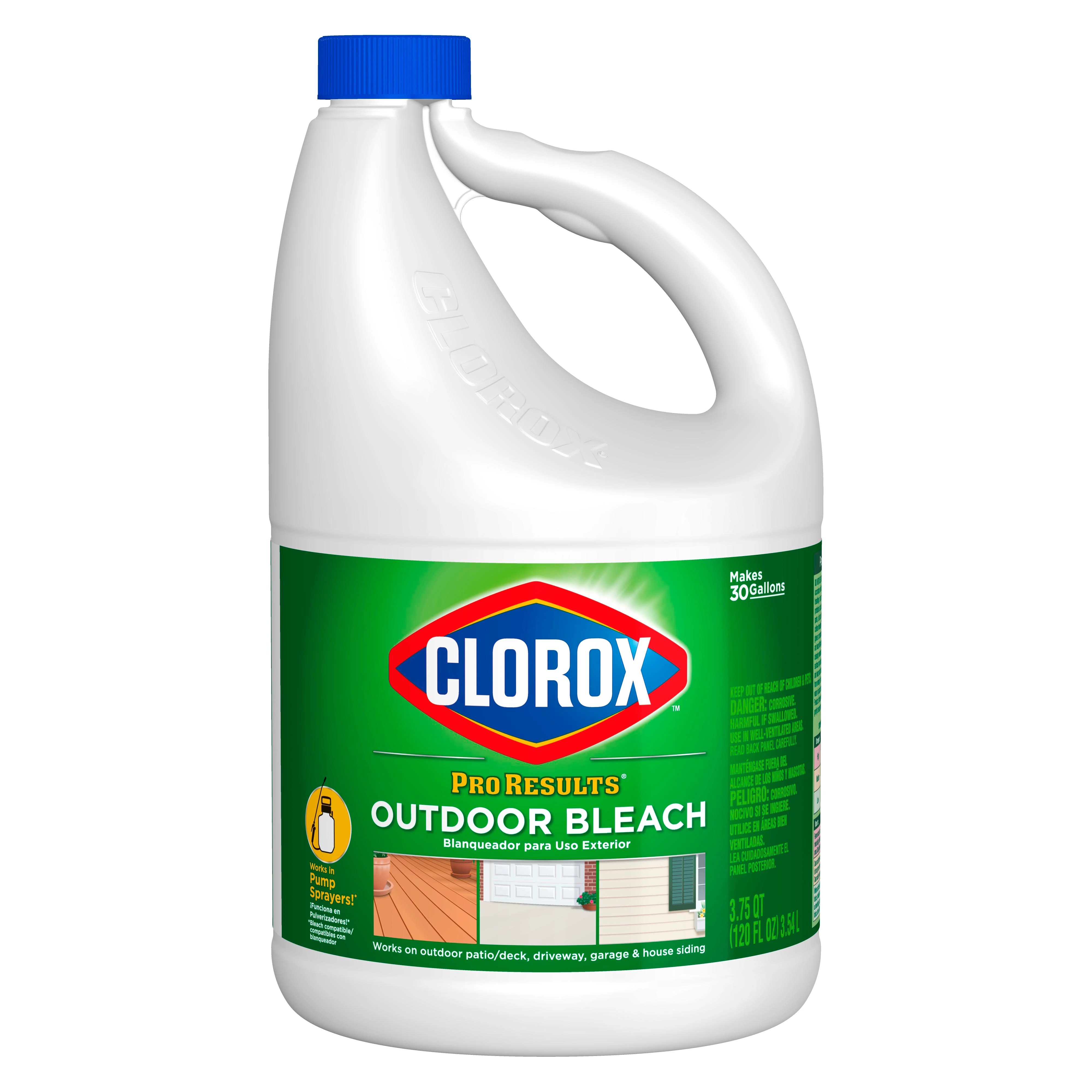 Clorox Concentrated Pro Results Outdoor Liquid Bleach Shop Bleach at
