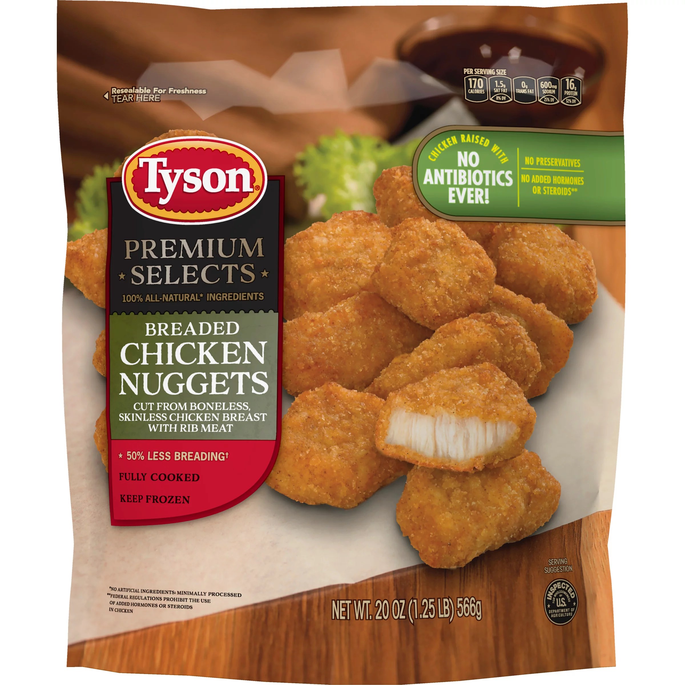 Tyson Fully Cooked Chicken Nuggets Shop Chicken at HEB