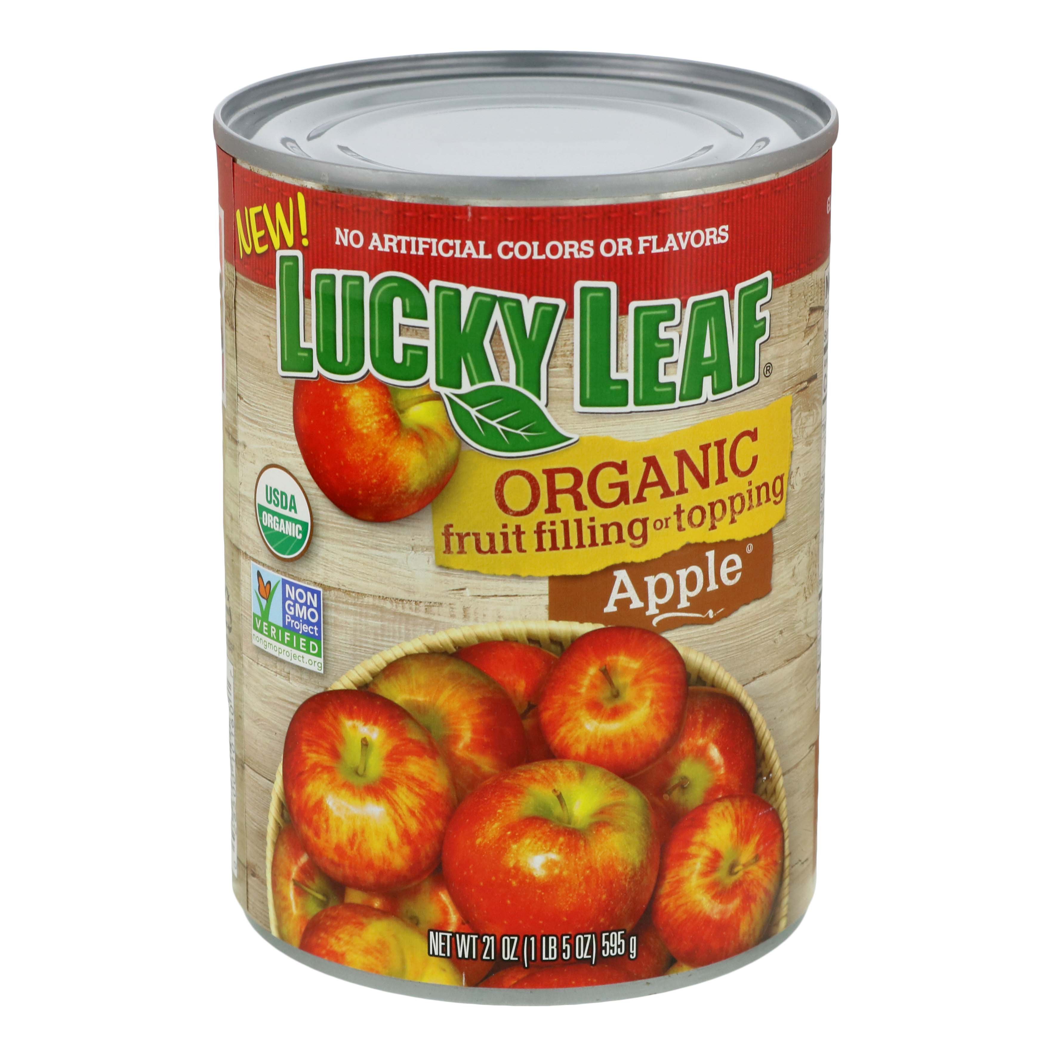 Lucky Leaf Organic Apple Fruit Filling & Topping Shop Pie Filling at