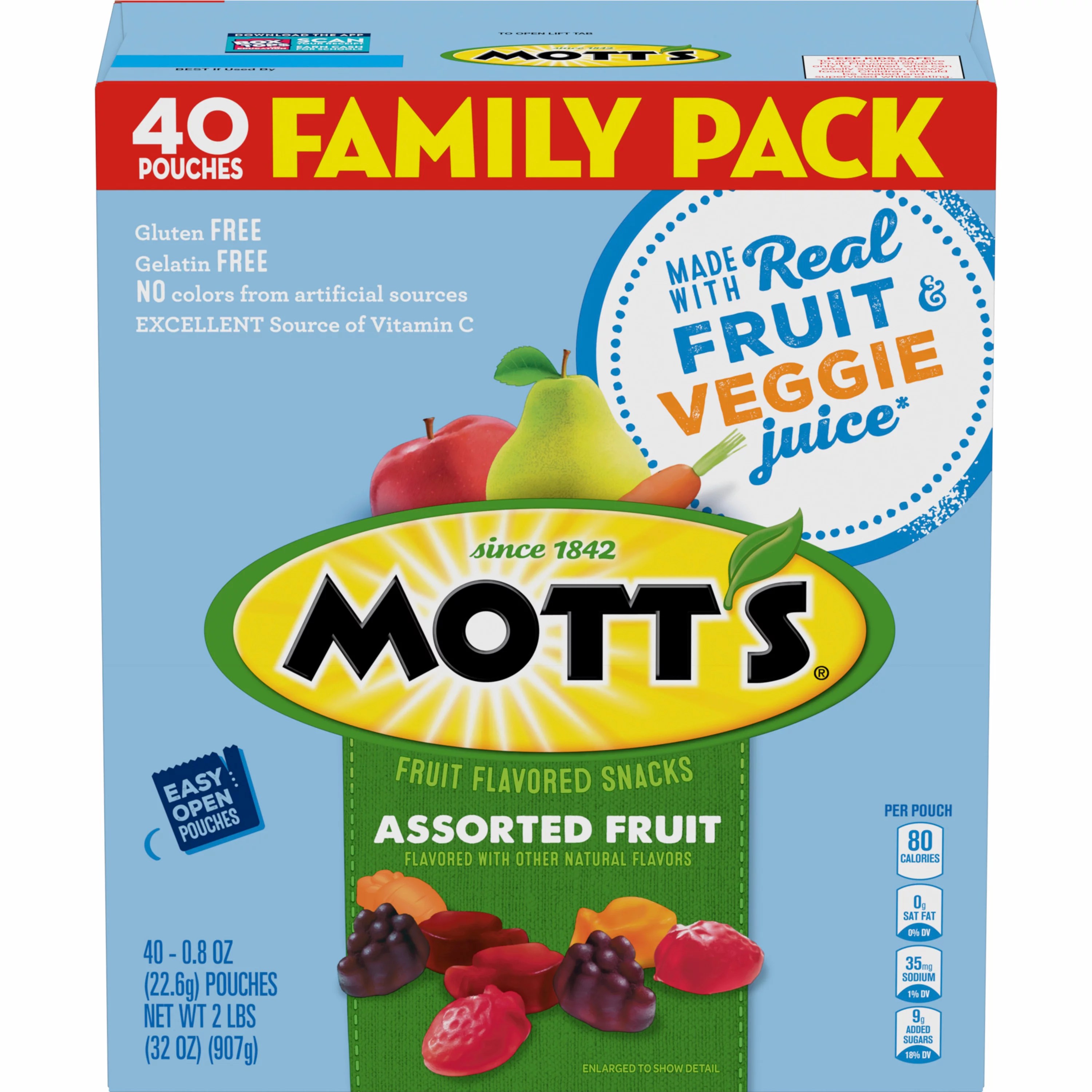 Mott's Medleys Fruit Snacks Family Size Shop Fruit Snacks at HEB