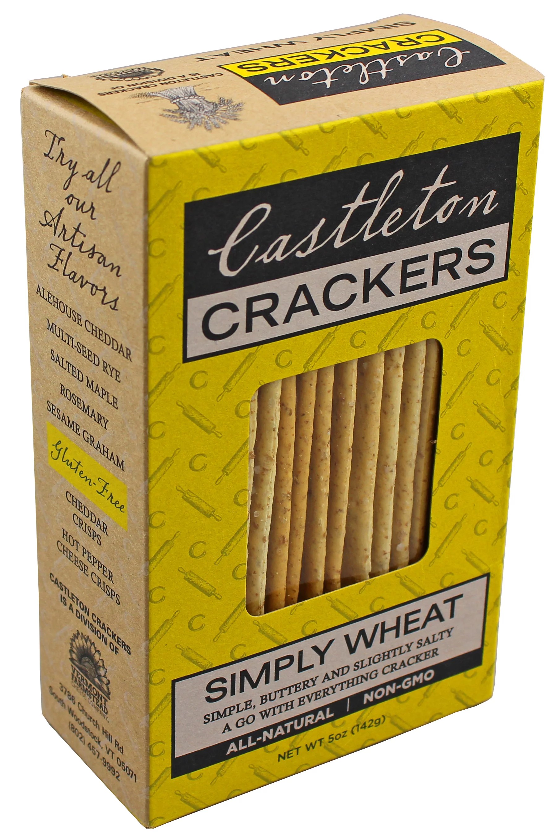 Castleton Crackers Castleton Simply Wheat Cracker Shop Snacks & Candy