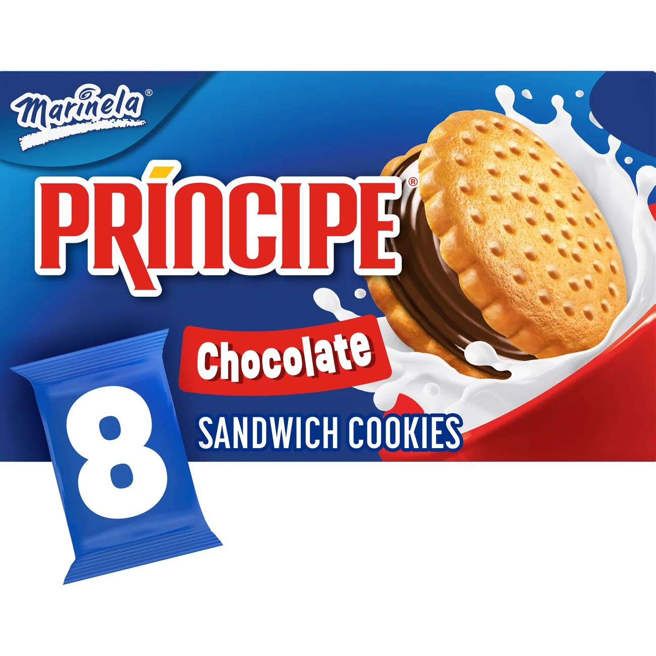 Marinela Príncipe Chocolate Sandwich Cookies Shop