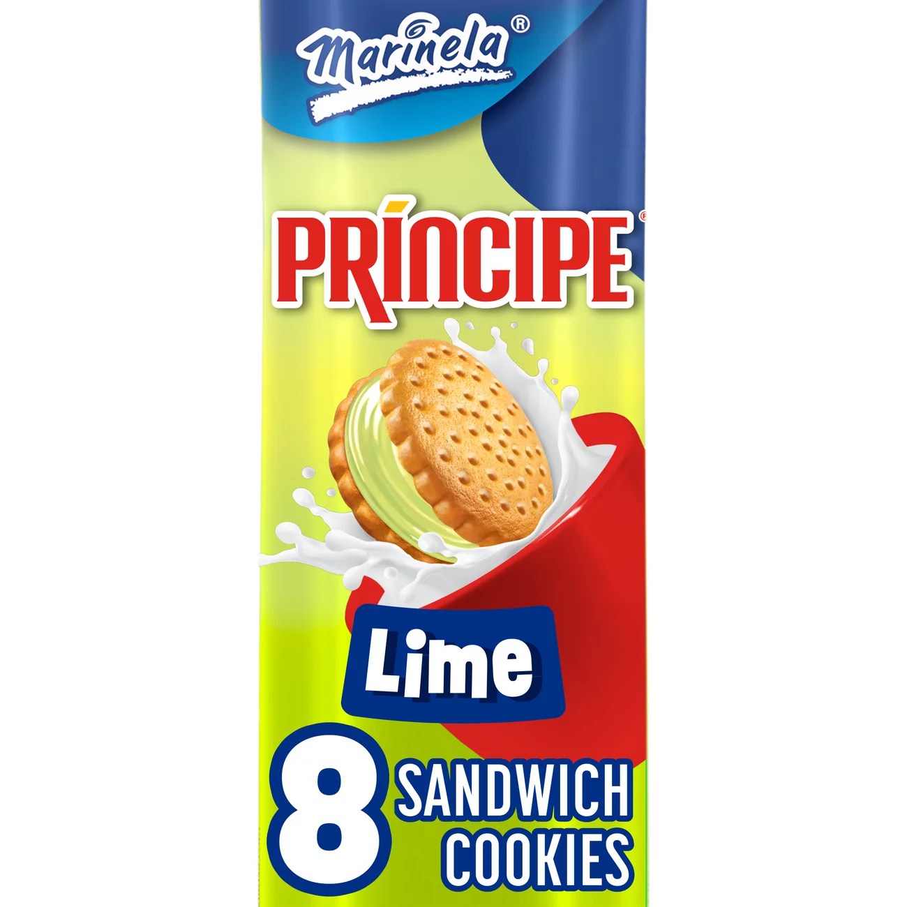 Marinela Príncipe Lime Sandwich Cookies Shop Cookies at HEB