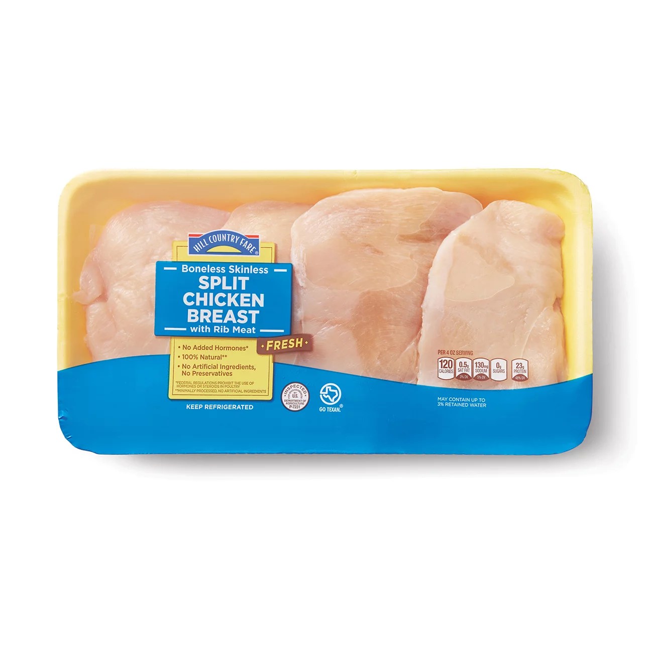 Boneless Skinless Split Chicken Breasts HEB Meat Market