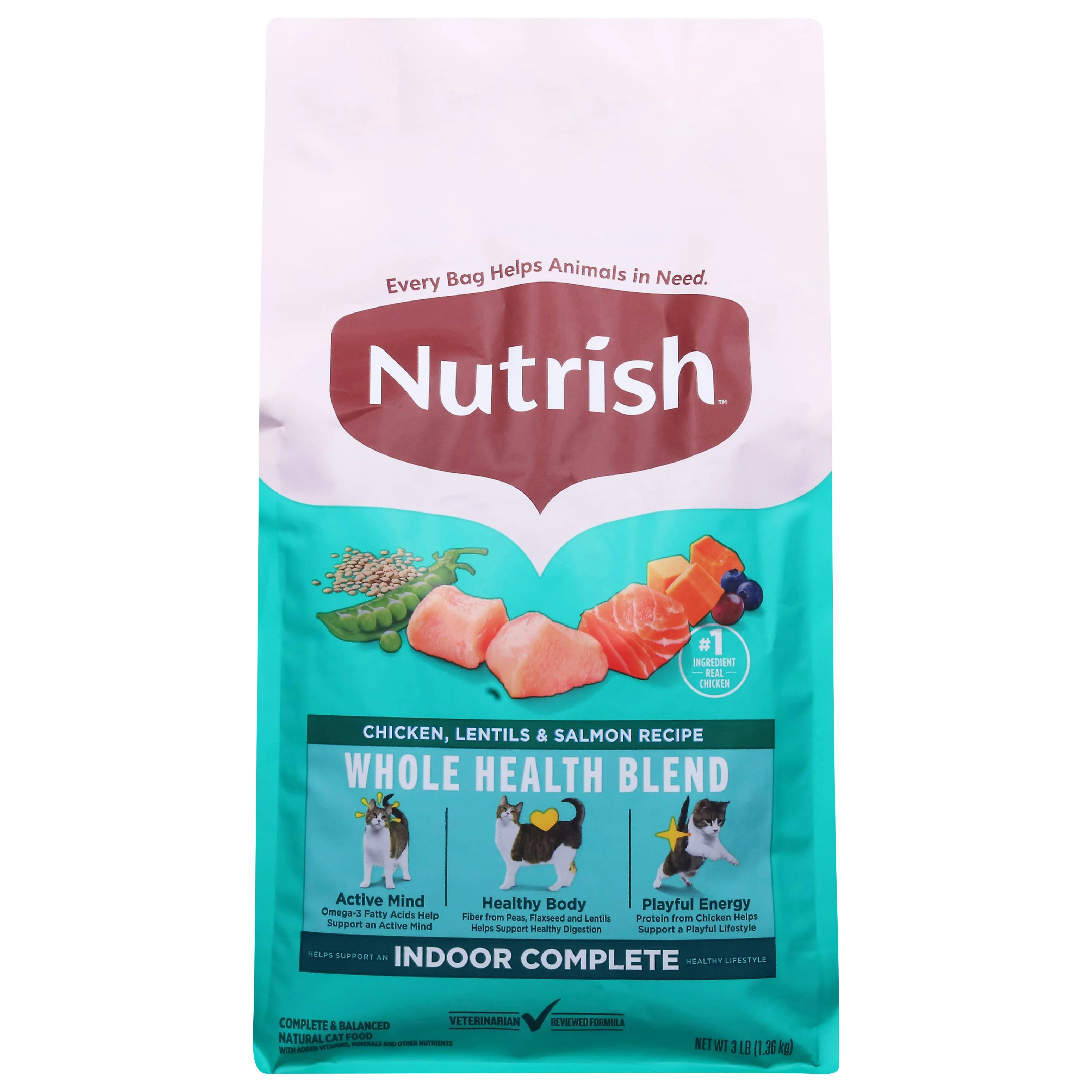 Rachael Ray Nutrish Indoor Complete Chicken with Lentils & Salmon