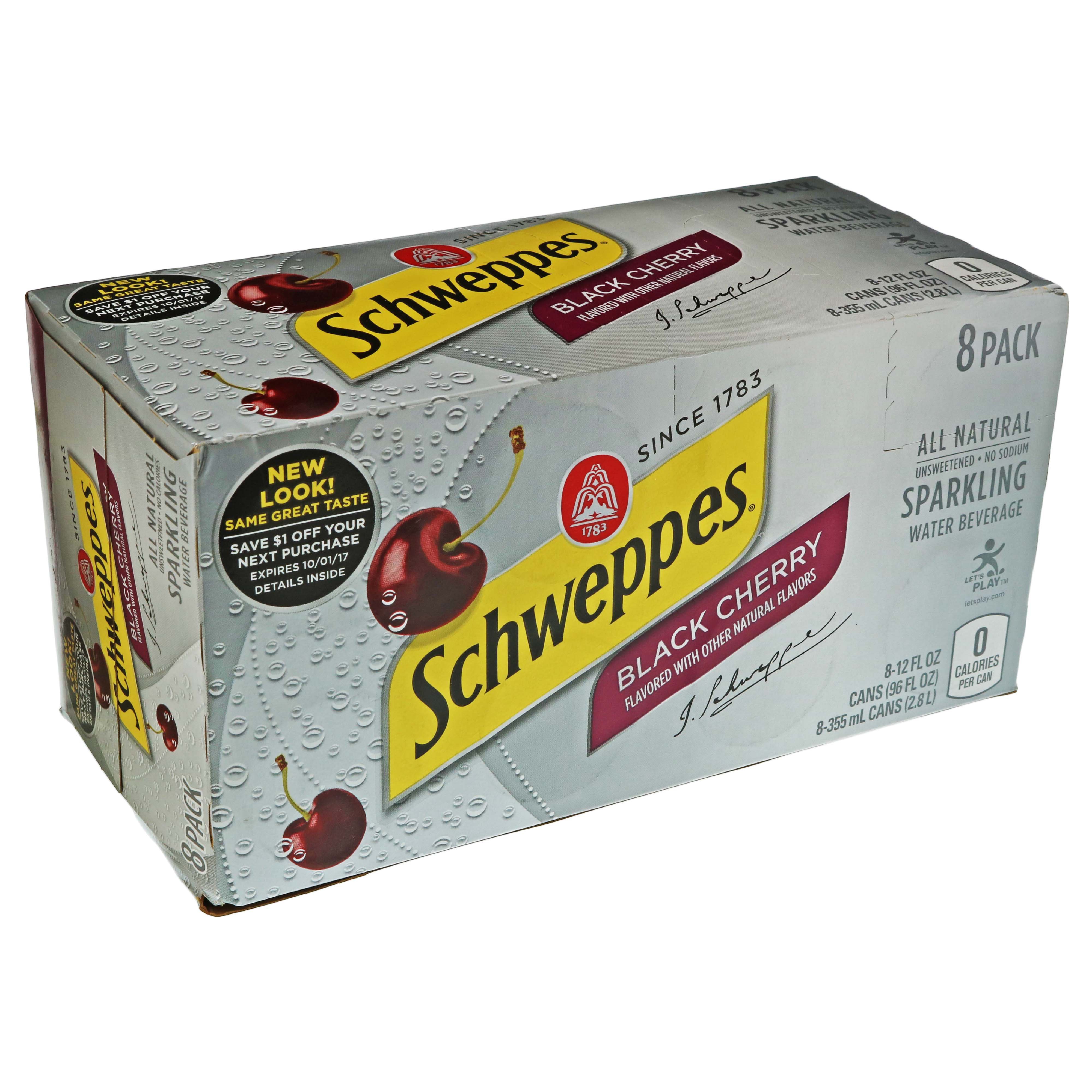 Schweppes Black Cherry Sparkling Water Shop Water at HEB