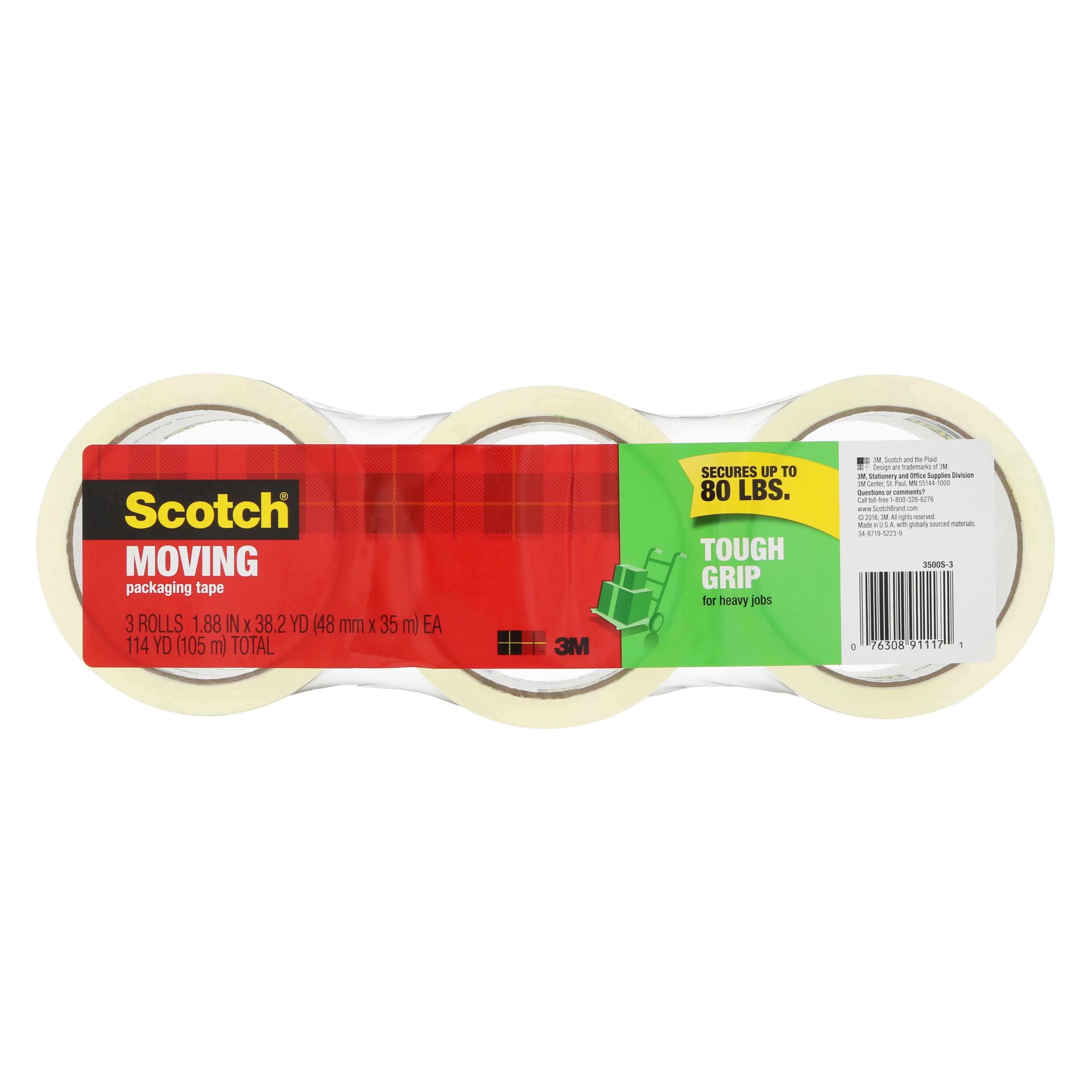 Scotch Tough Grip Moving/packing Tape Shop Tape at HEB
