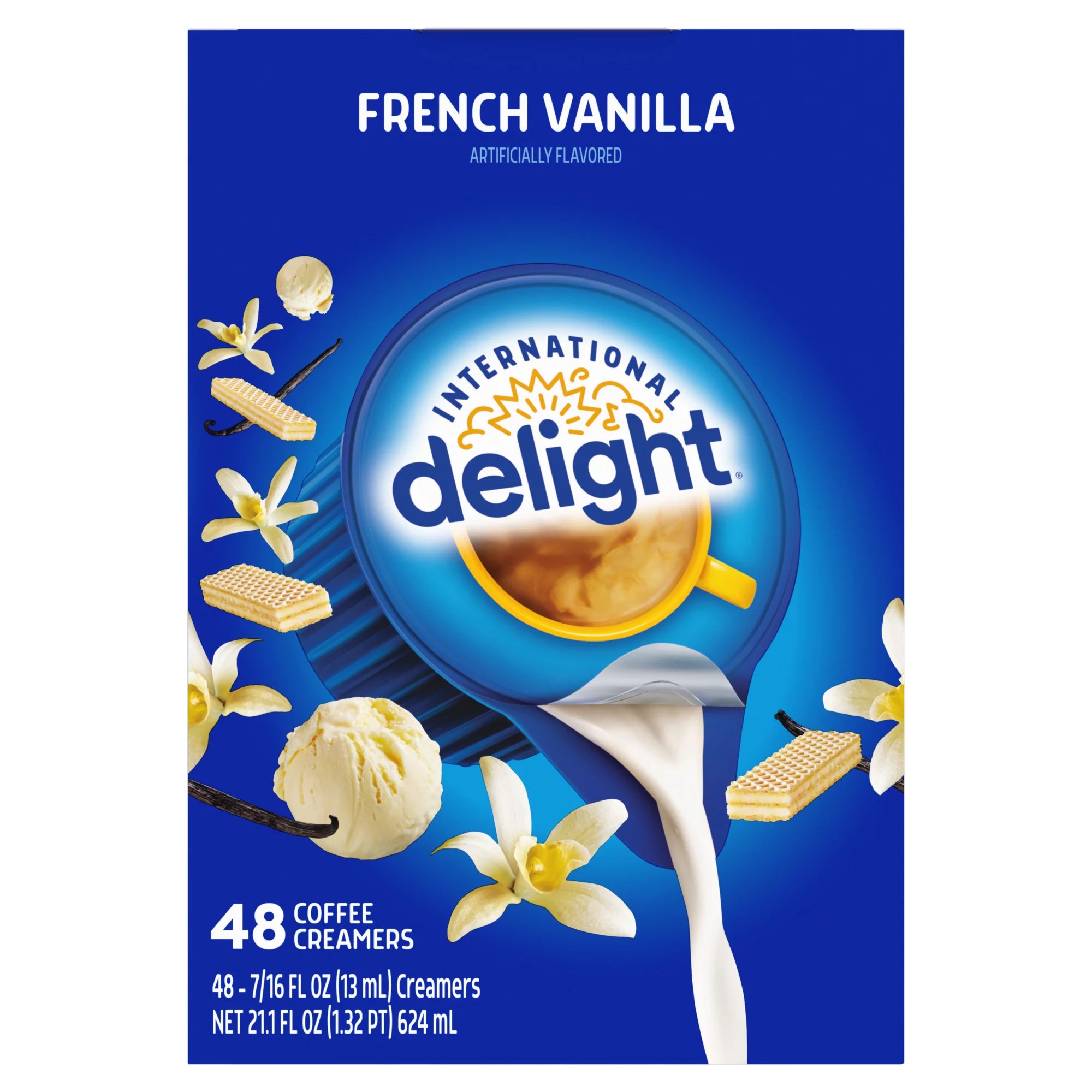 International Delight French Vanilla Liquid Coffee Creamer Singles