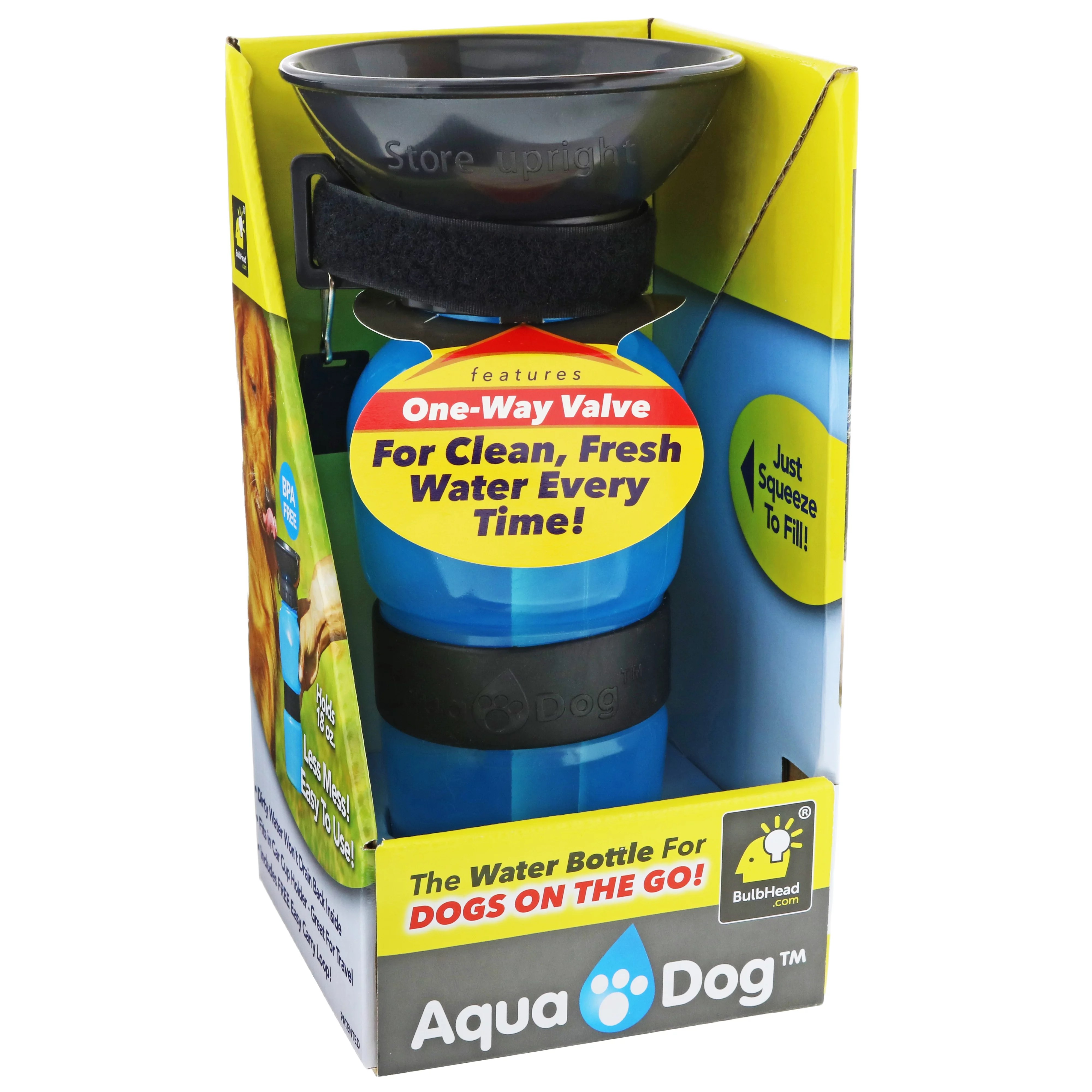 As Seen On TV Aqua Dog Portable Water Dish Shop Bowls & Automatic
