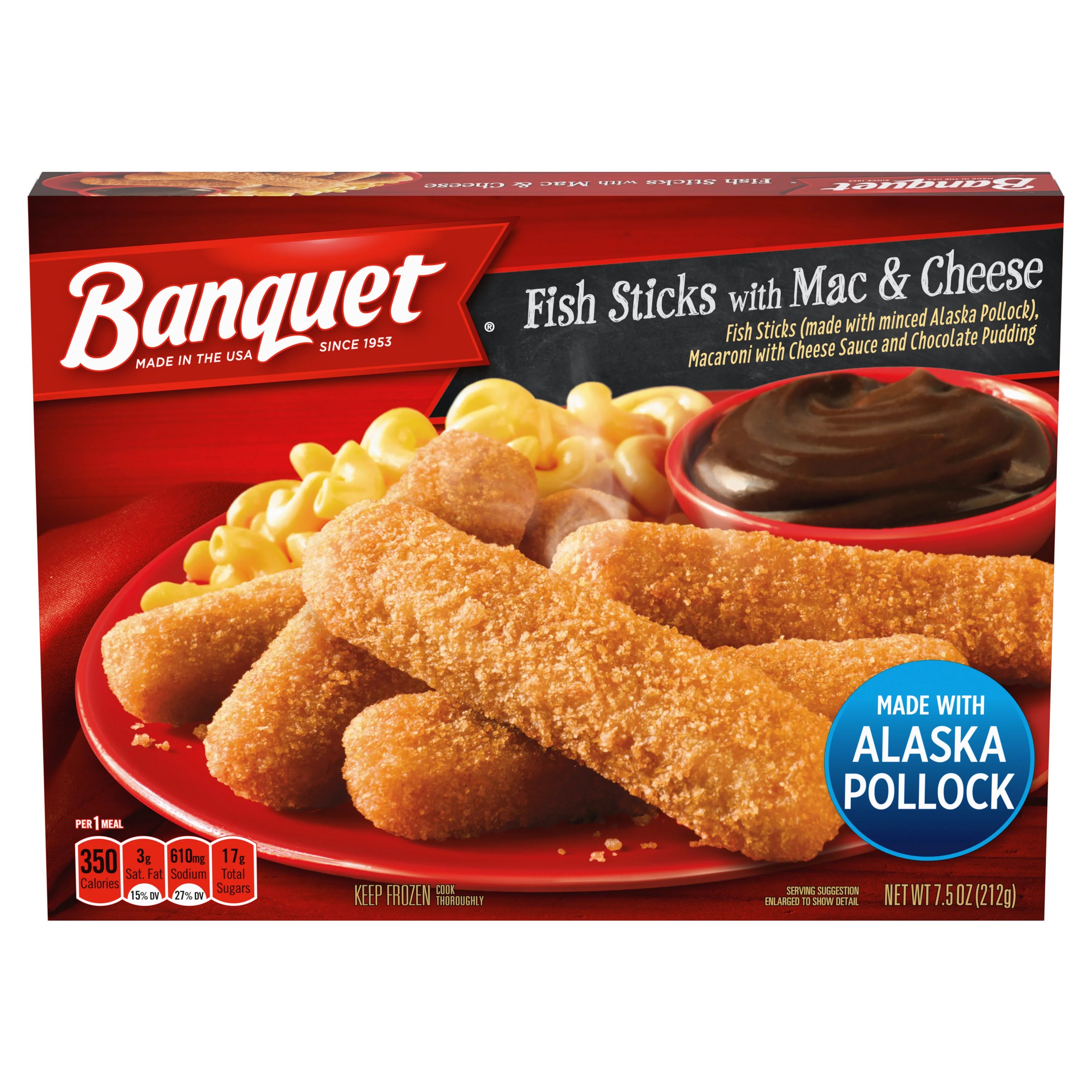 Banquet Fish Sticks with Mac & Cheese Shop Entrees & Sides at HEB