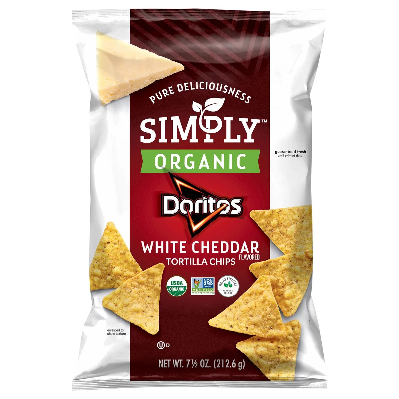 Doritos Simply Organic White Cheddar Tortilla Chips Shop Snacks