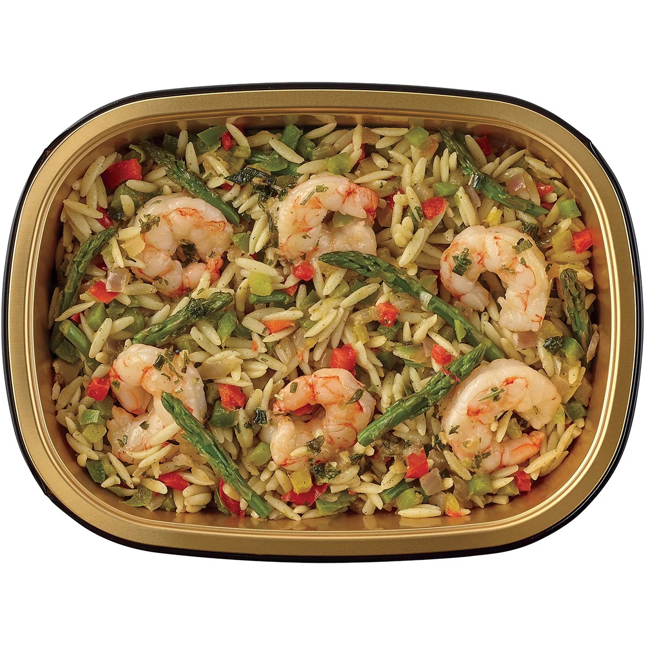 Meal Simple by HEB Shrimp & Orzo Pasta Primavera Shop Entrees