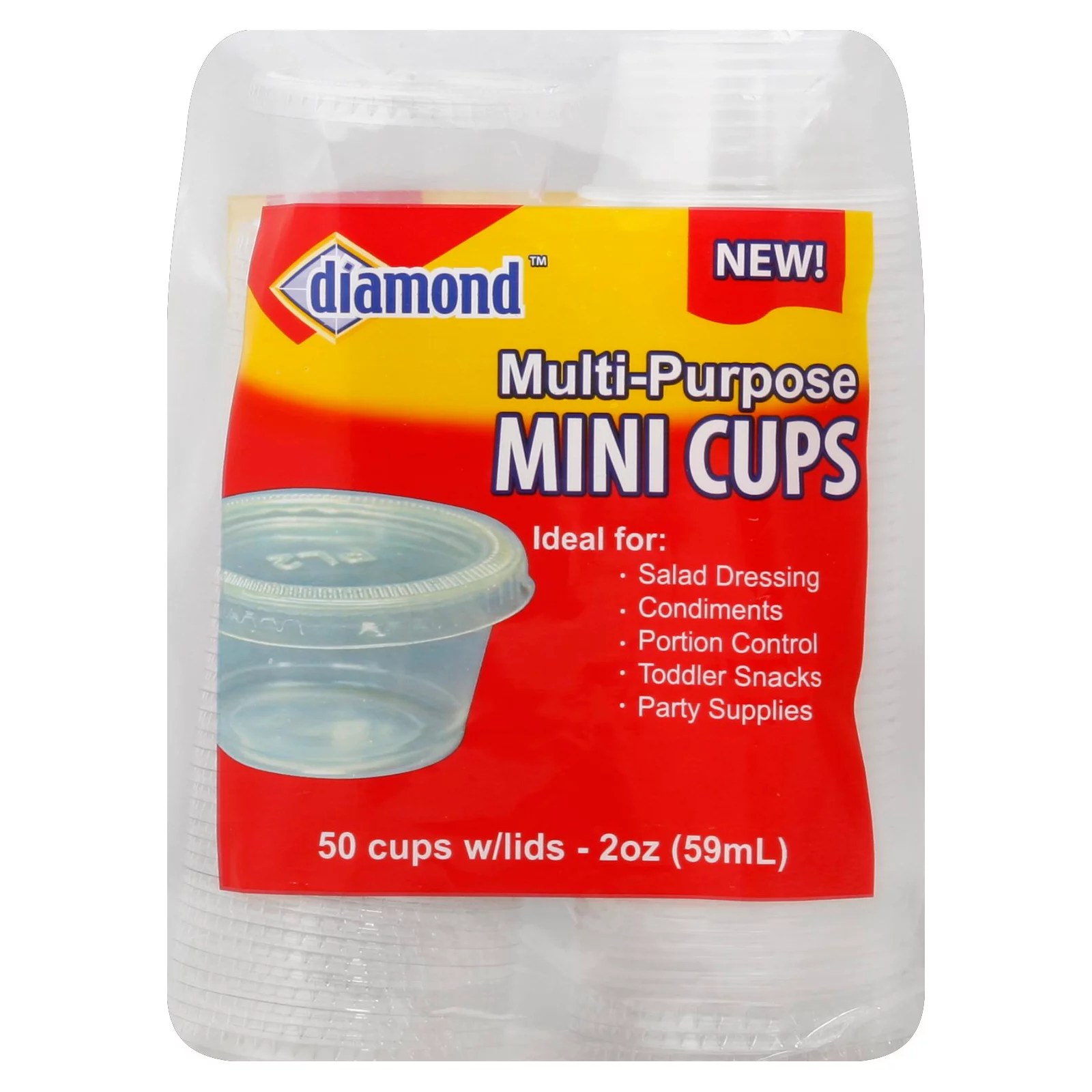 Diamond MultiPurpose 2 oz Plastic Mini Cups Shop Drinkware at HEB