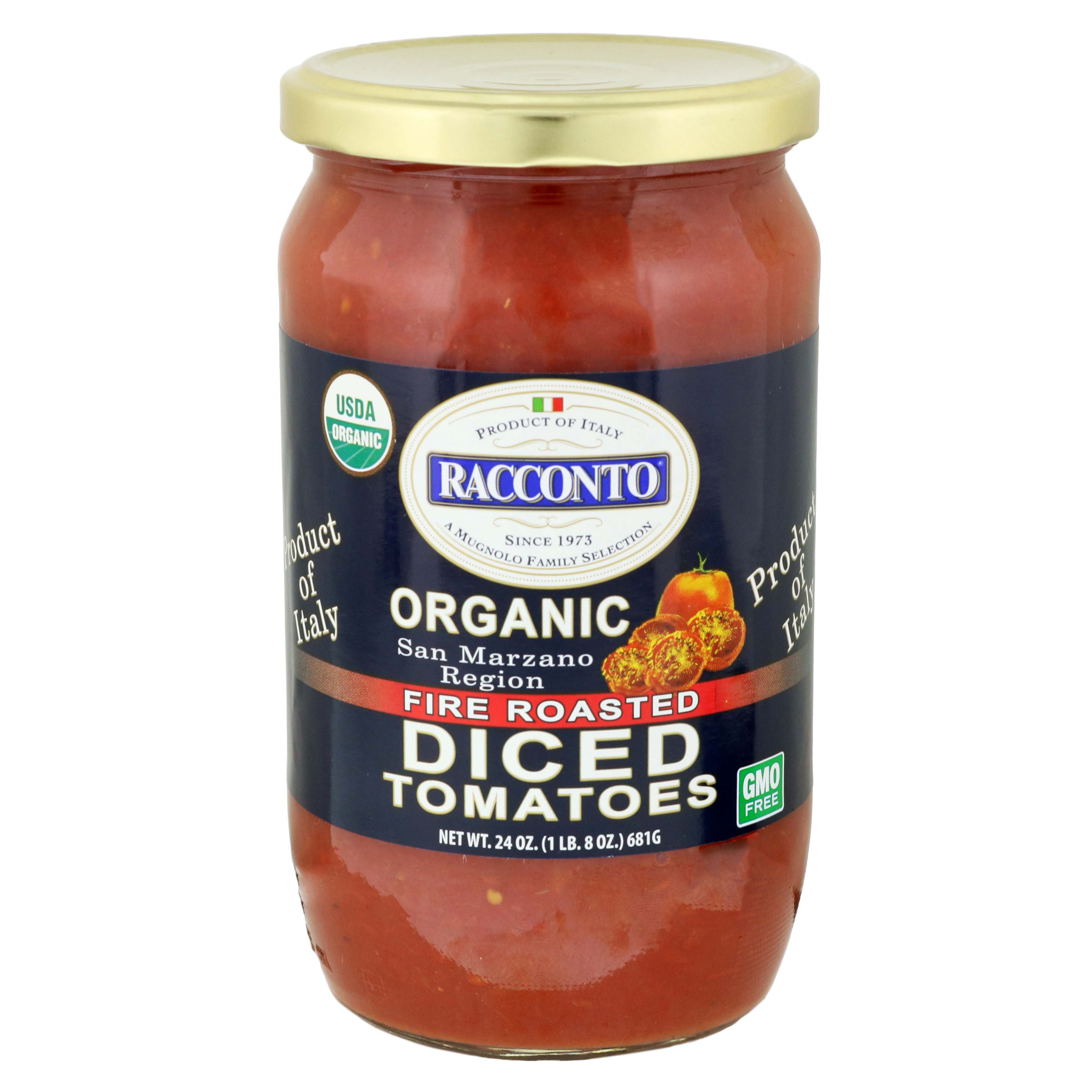 Racconto Organic Fire Roasted Diced Tomatoes Shop Vegetables at HEB