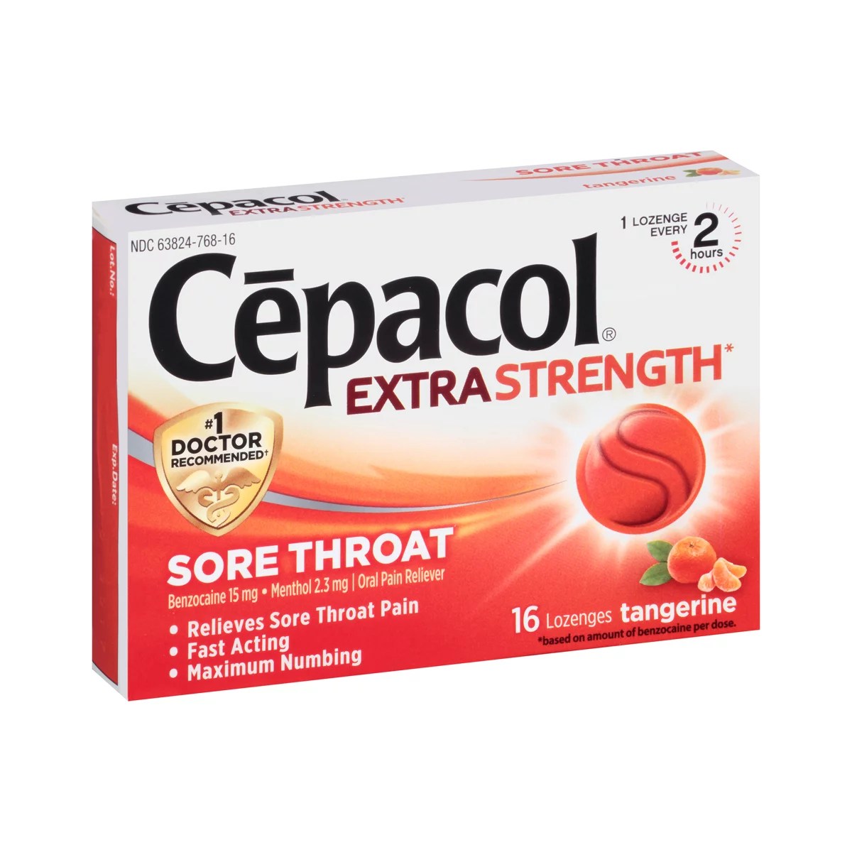 Cepacol Extra Strength Tangerine Lozenges Shop Cough, Cold & Flu at HEB
