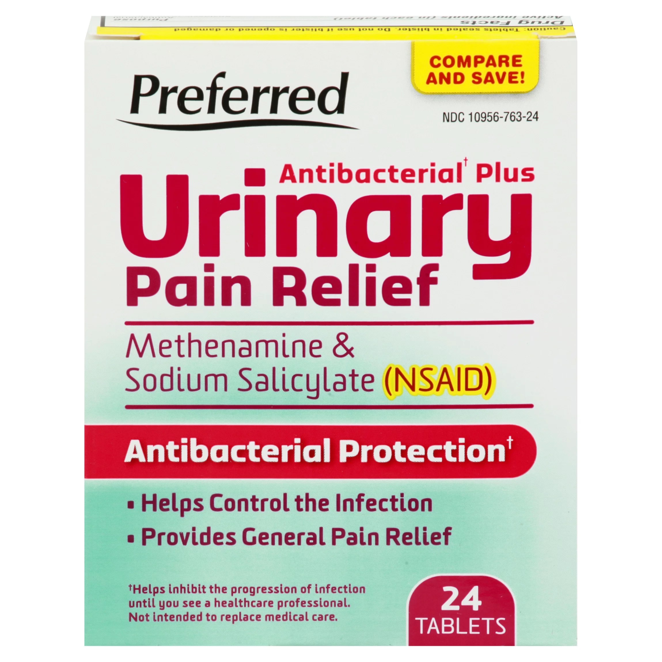 Preferred Antibacterial Plus Urinary Pain Relief Shop Pain Relievers