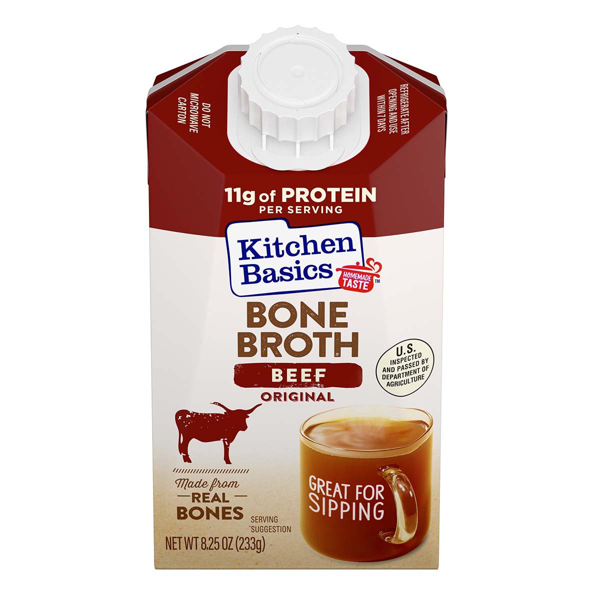 Kitchen Basics Original Beef Bone Broth Shop Broth & Bouillon at HEB