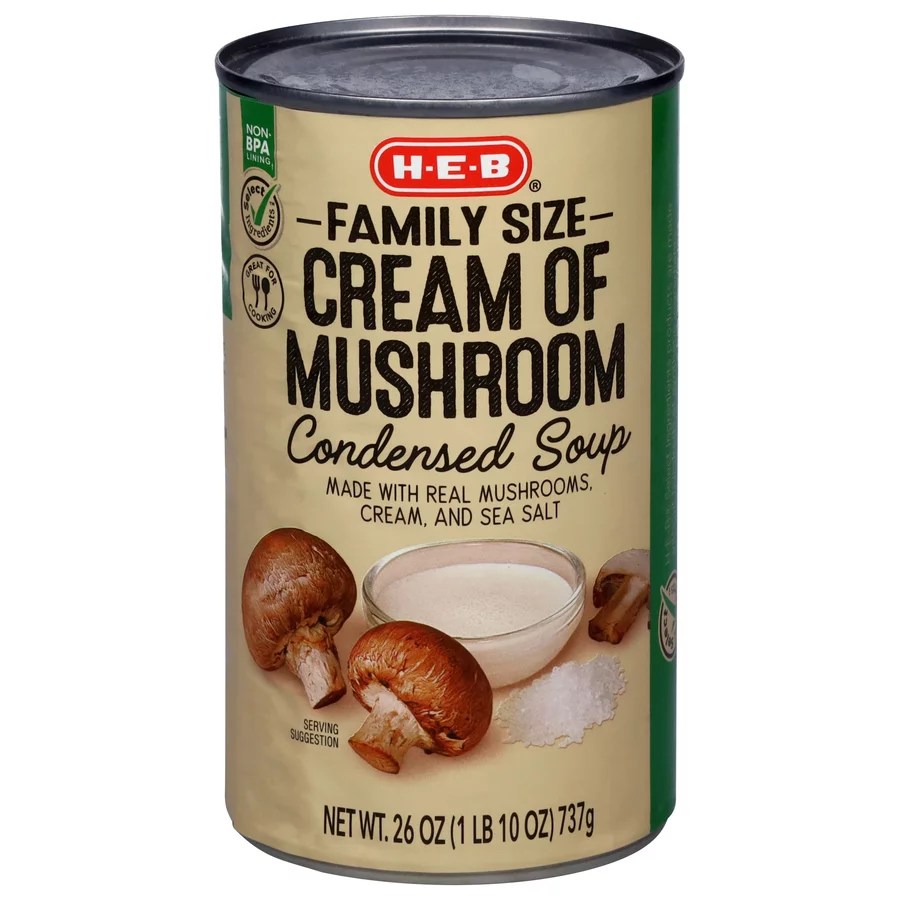 HEB Cream of Mushroom Condensed Soup Family Size Shop Soups