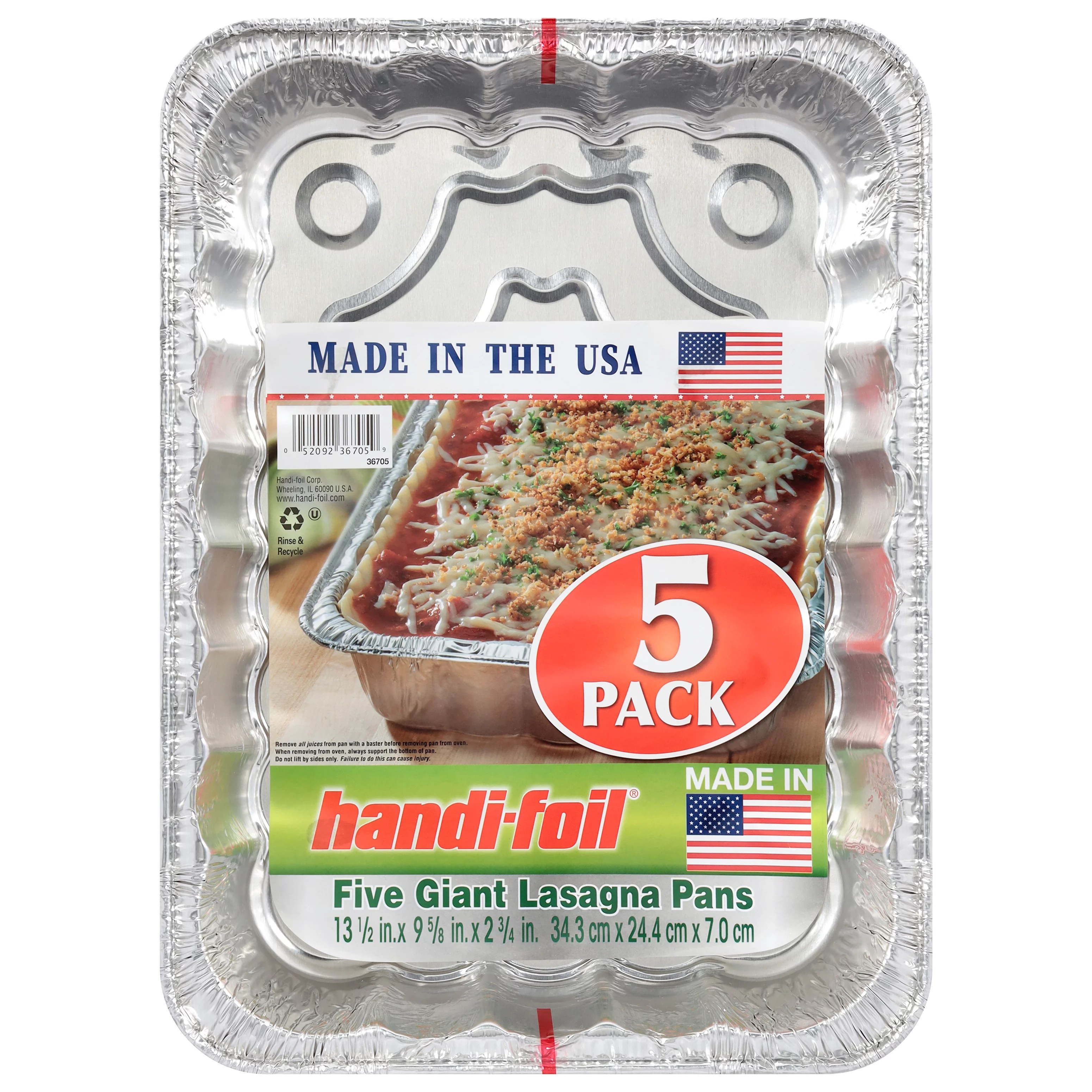 HandiFoil Eco Giant Lasagna Pan Shop Bakeware at HEB