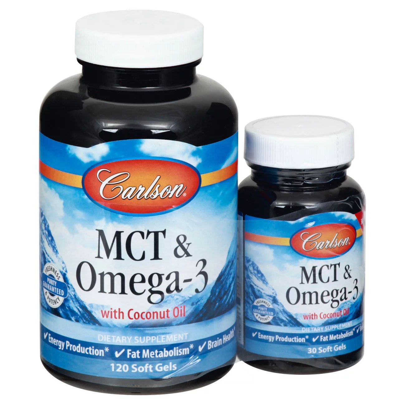 Carlson MCT And Omega 3 With Coconut Oil Shop Diet & Fitness at HEB