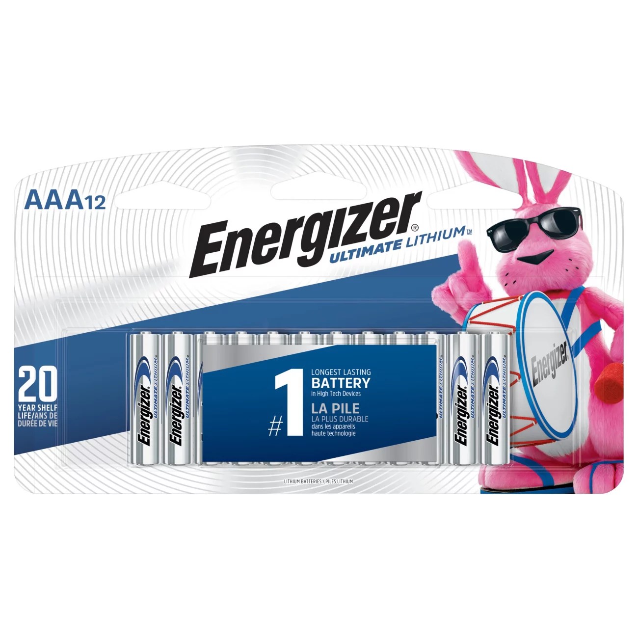 Energizer Ultimate Lithium AAA Batteries - Shop Batteries at H-E-B