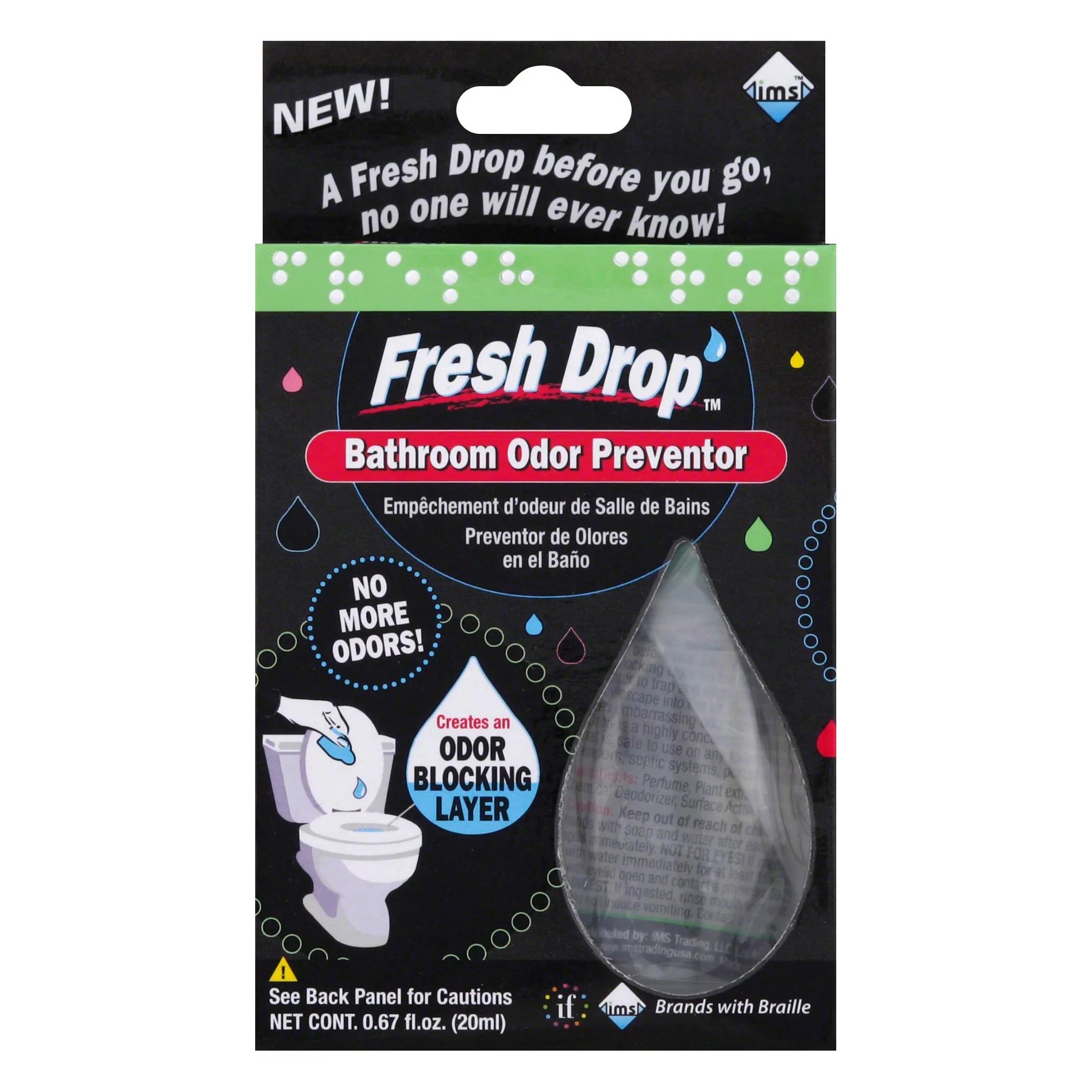IMS Fresh Drop Bathroom Odor Preventor Shop Toilet Bowl Cleaners at HEB